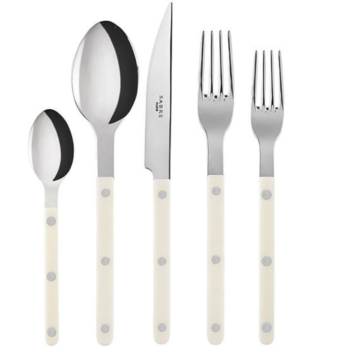 Bistro Ivory Flatware - 5 piece set - Image 4