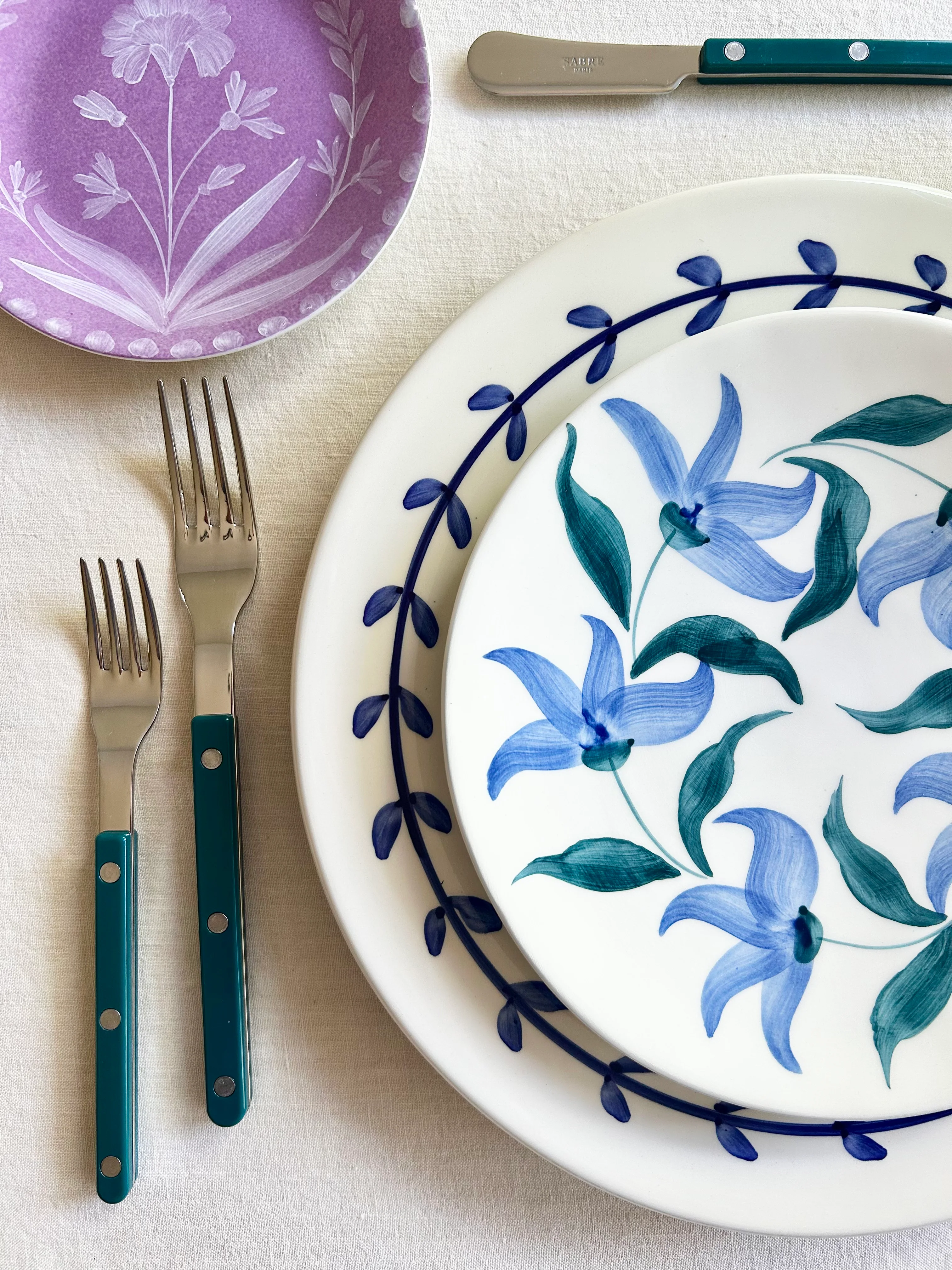 PRE-ORDER - Blossom Salad Plate - S/4 - Image 4
