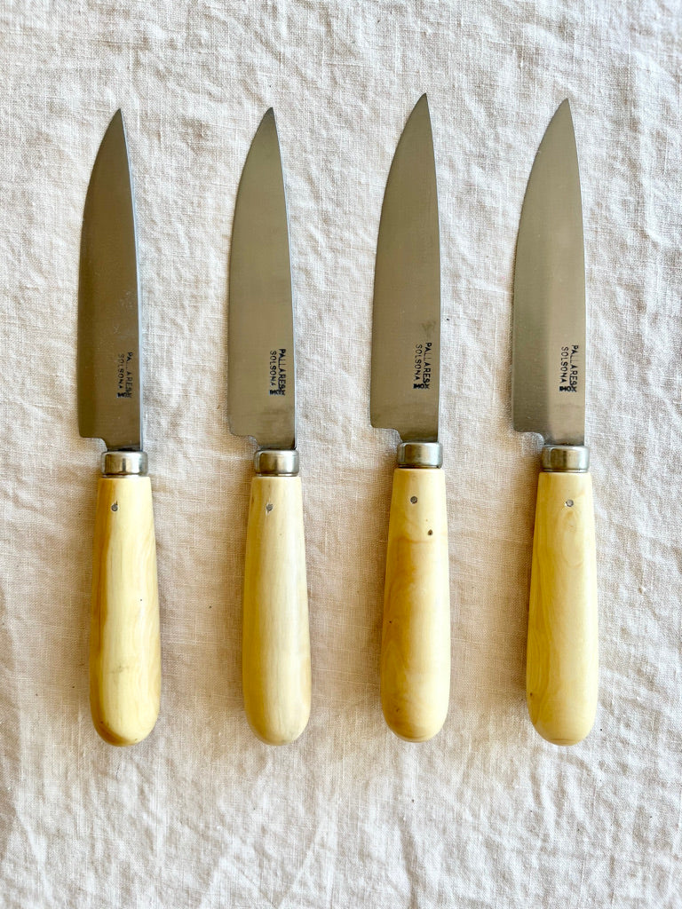 Boxwood Kitchen Knife / High Carbon Steel - 10cm - Image 3