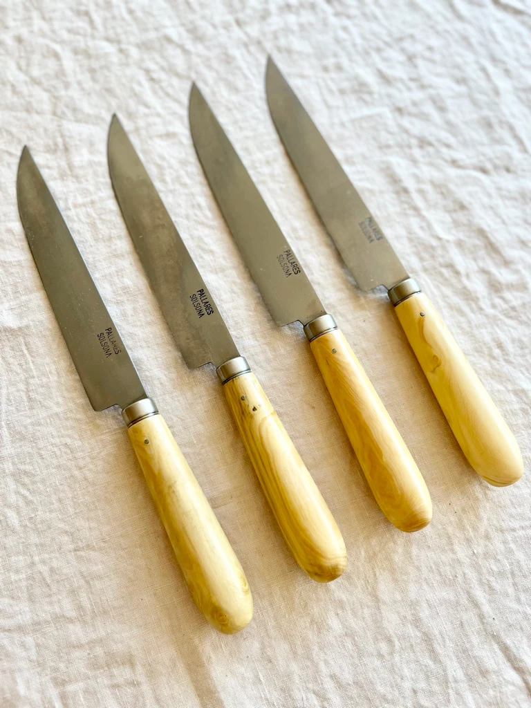 Boxwood Kitchen Knife / High Carbon Steel - 15cm - Image 4