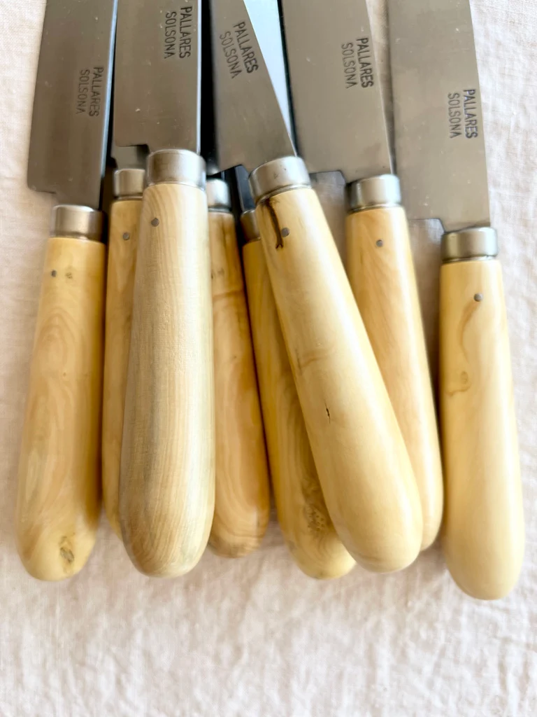 Boxwood Kitchen Knife / High Carbon Steel - 15cm - Image 5