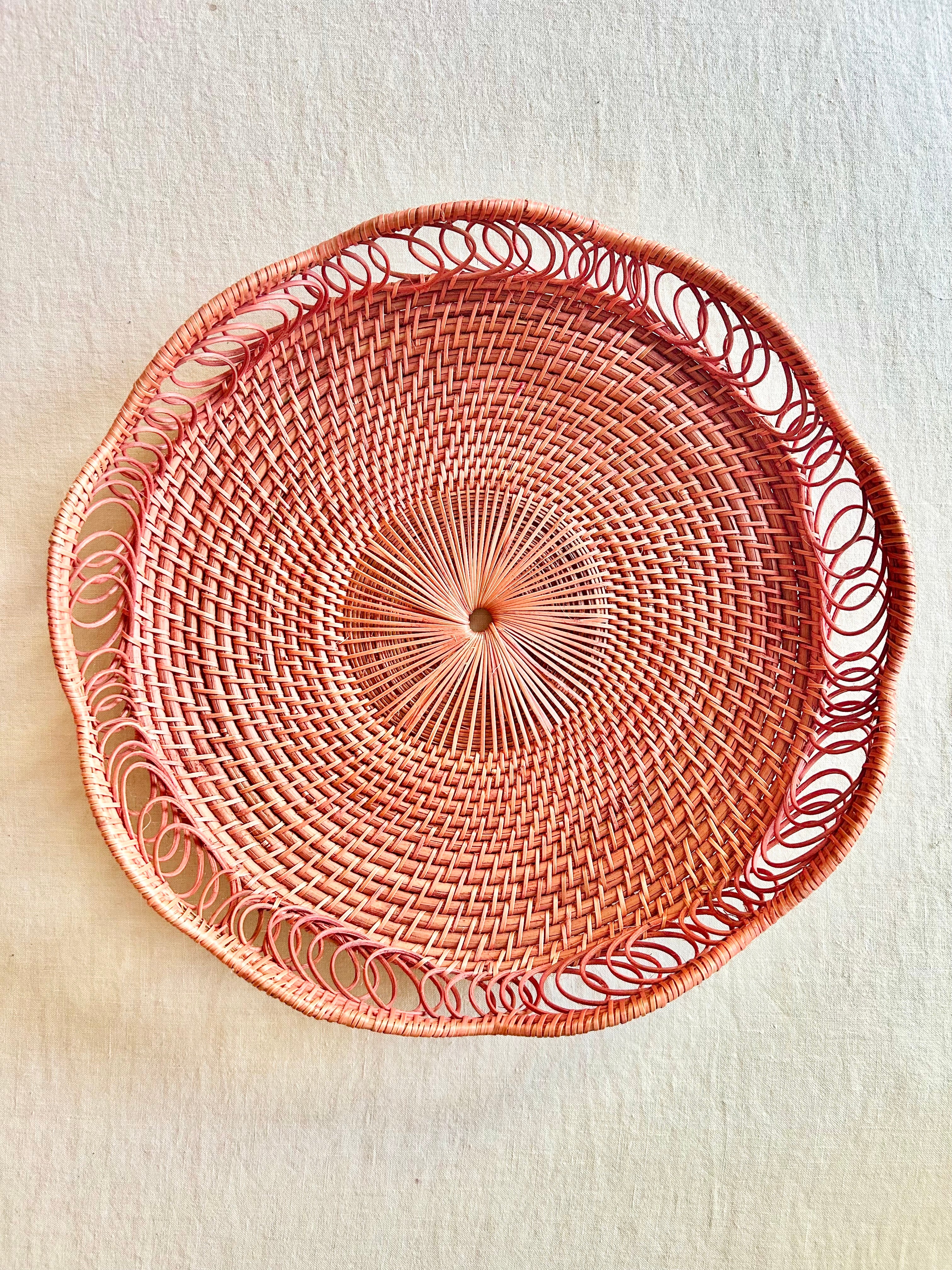 Cassel Scalloped Tray - 12.5" - Peachy - Image 2