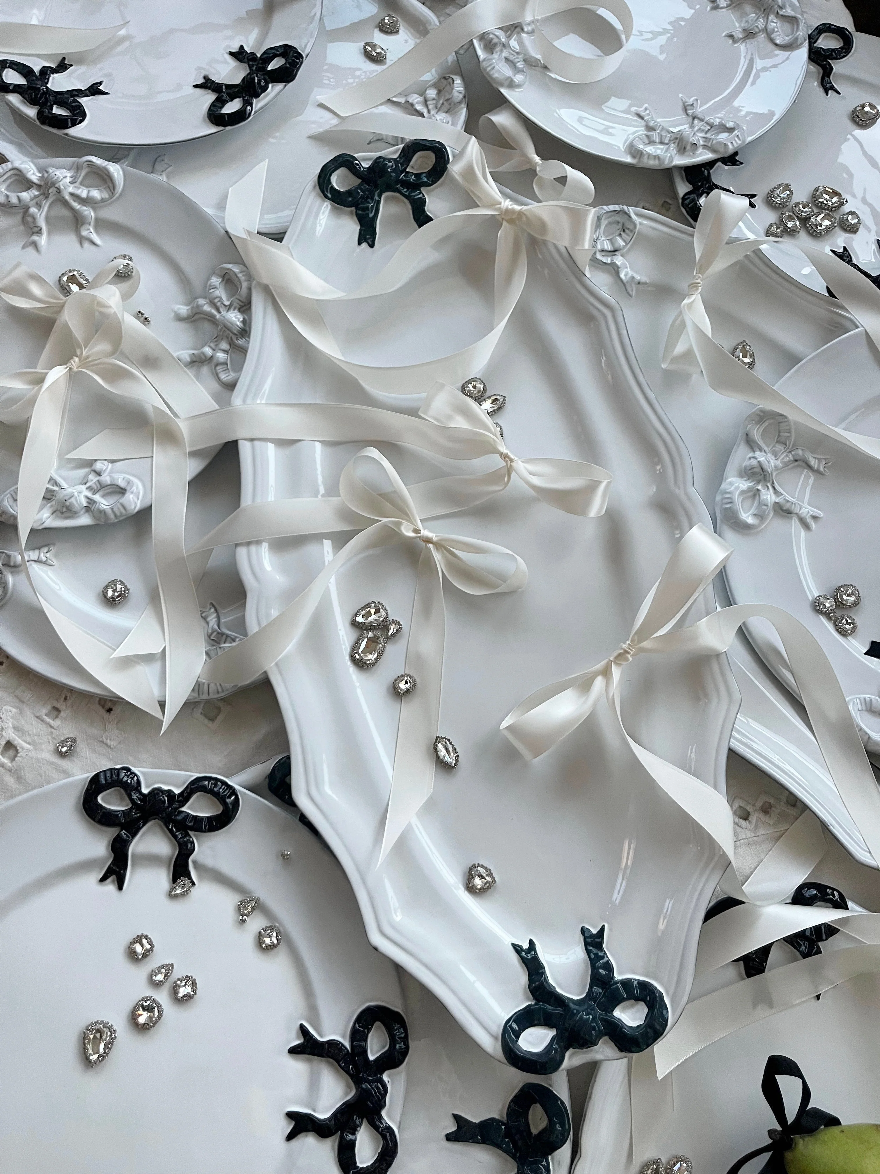Colette Edition Fish Platter - Marin Blue Bow - Image 3