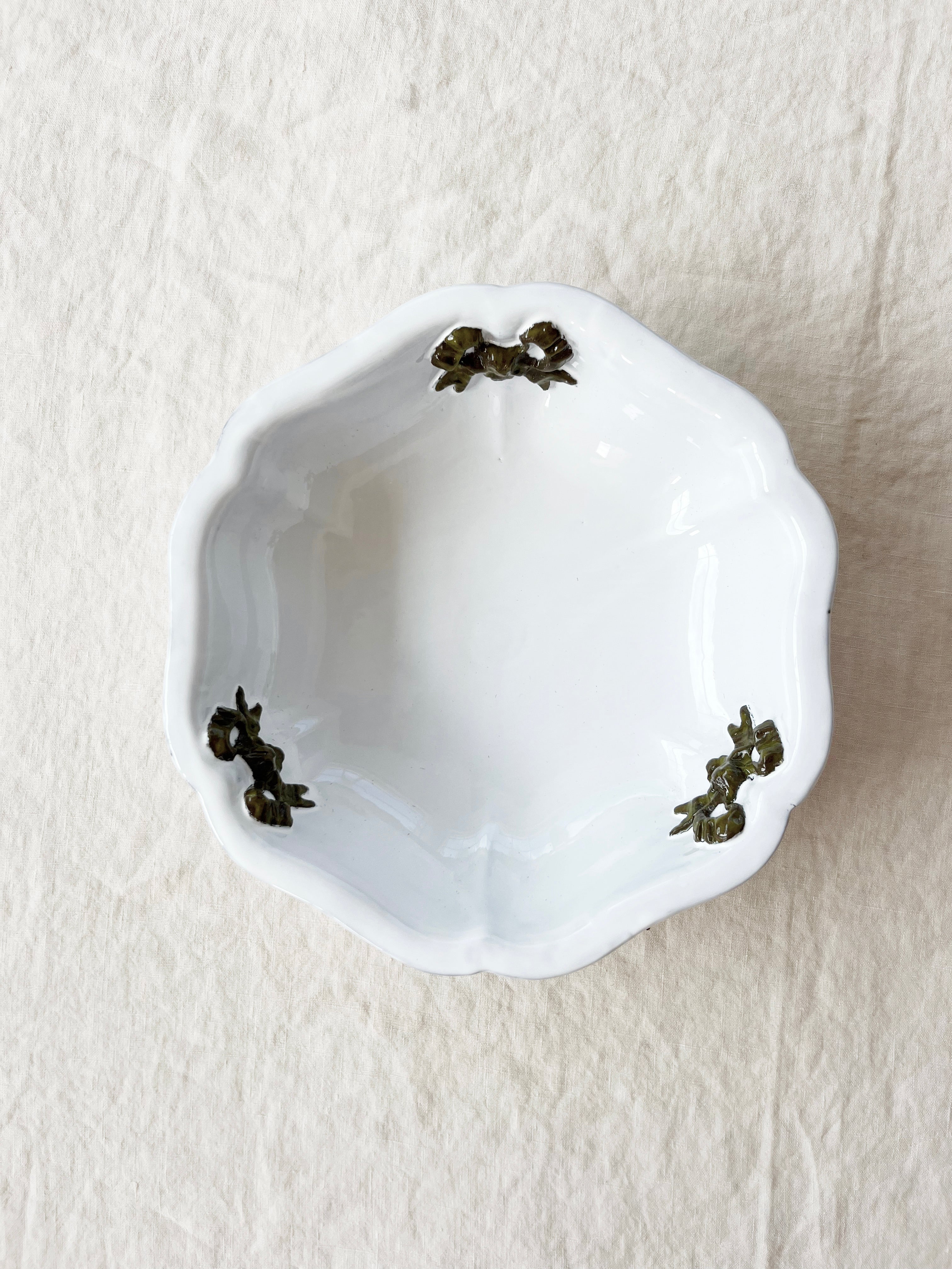 Colette Edition Salad Bowl -Forêt Green Bow - Image 3
