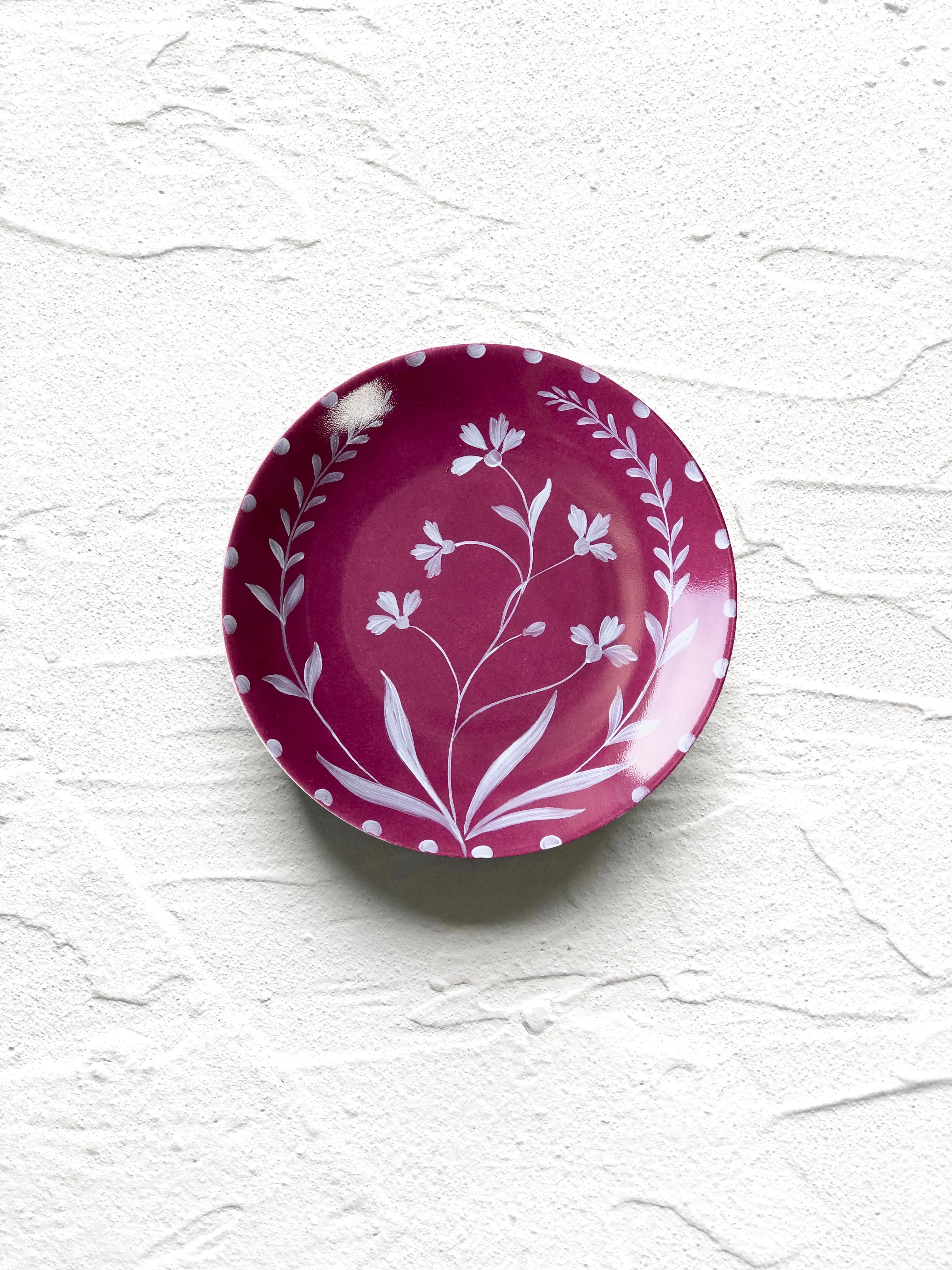 PRE-ORDER - Ruby Bloom Bread Plate S/4