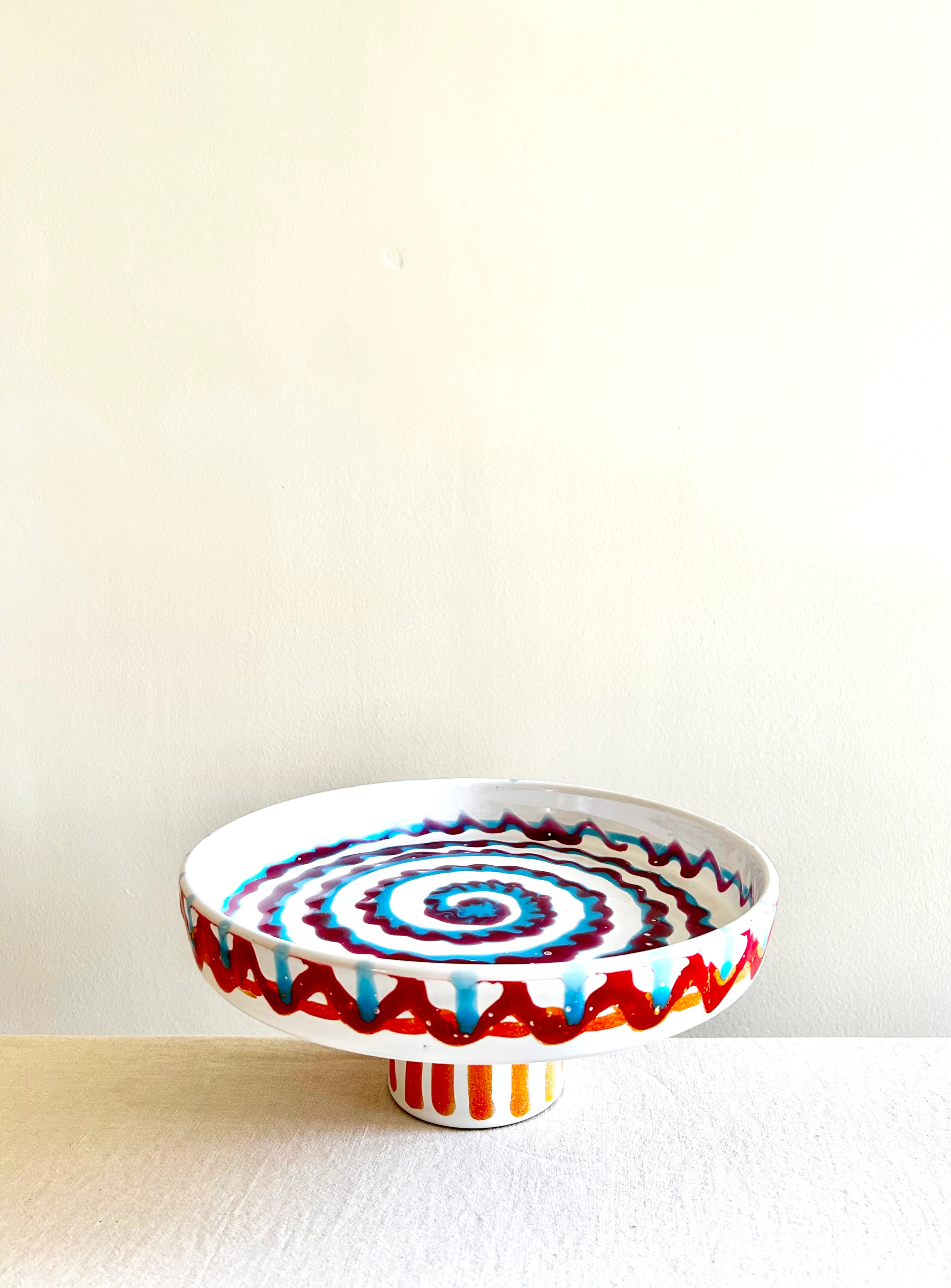 Fasano Footed Cake Plate 10" - I