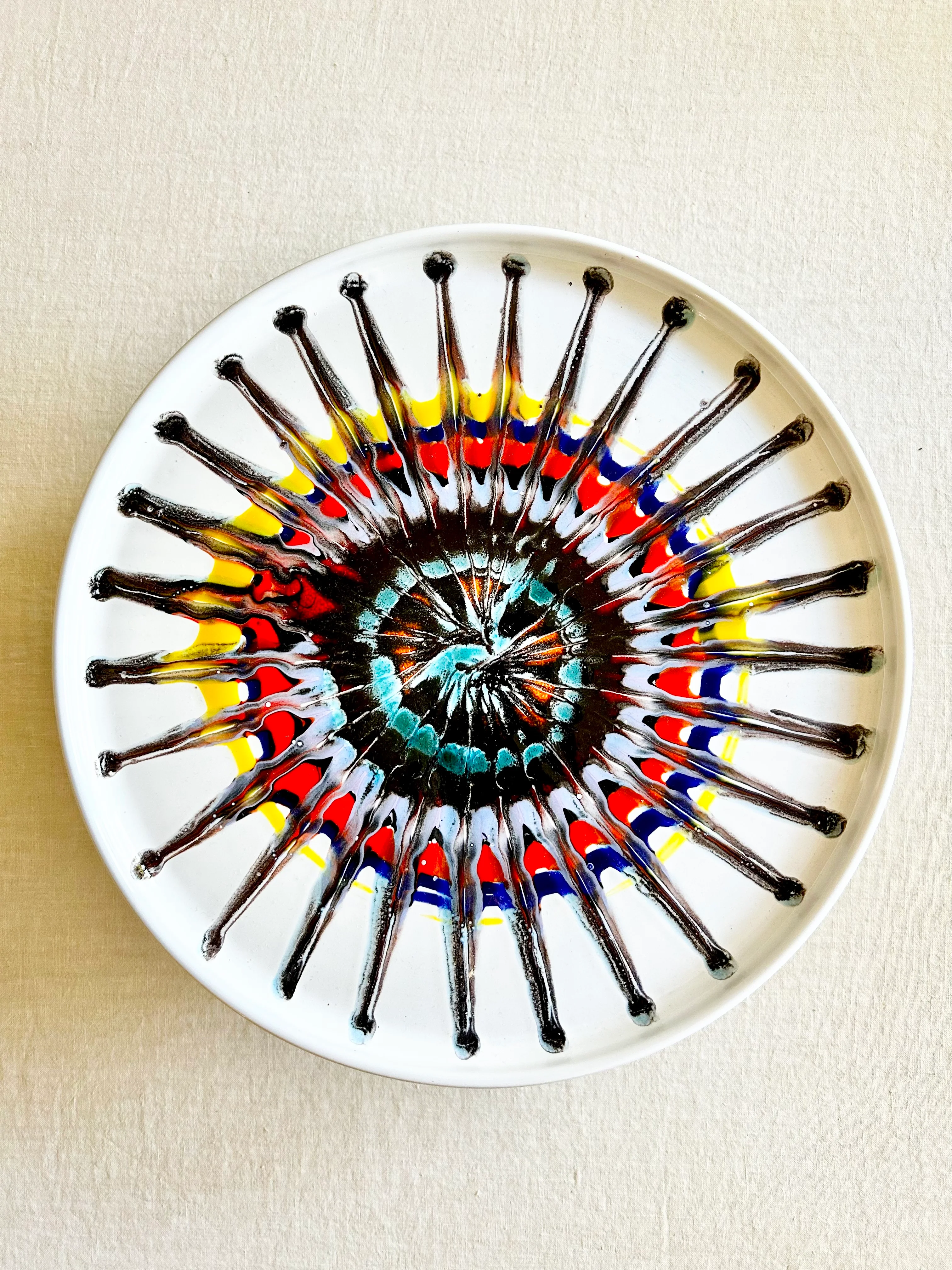 Fasano Footed Cake Plate 12.5" - VI - Image 2