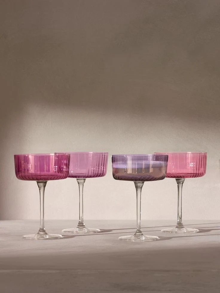 Gems Champagne Coupe - Garnet S/4 - Image 2