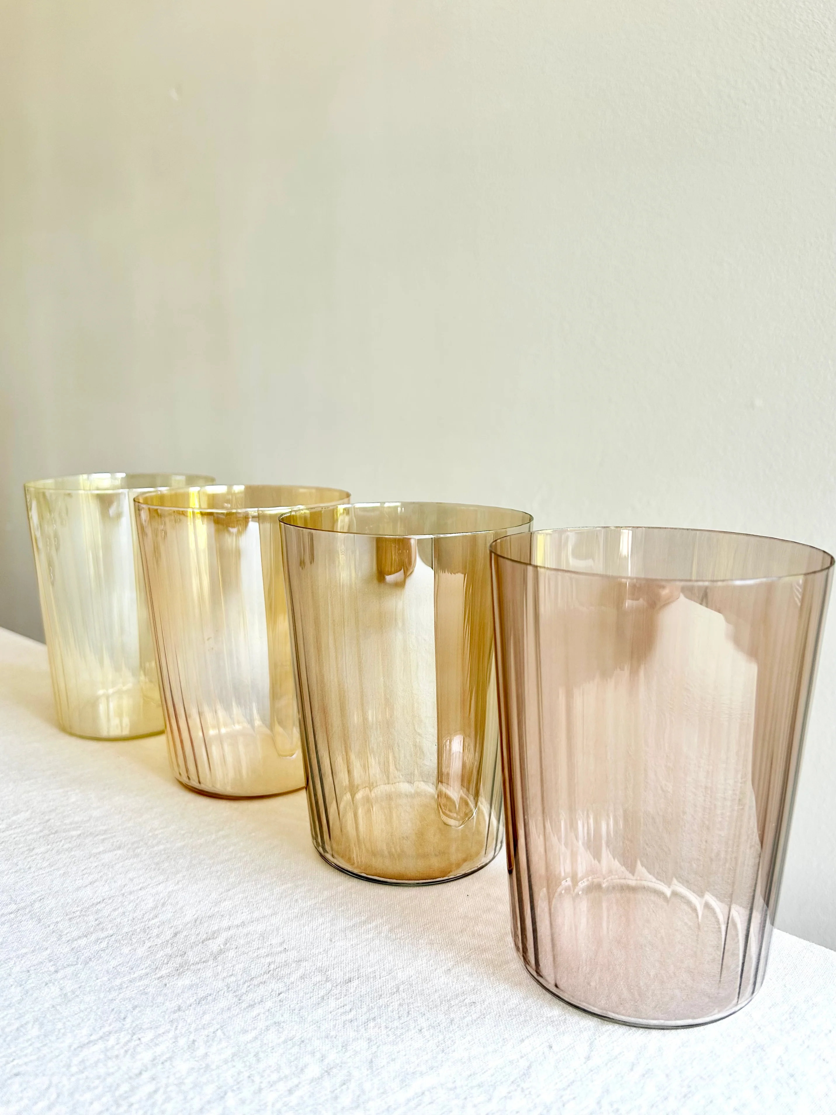 Gems Tall Tumbler - Amber - S/4 - Image 2