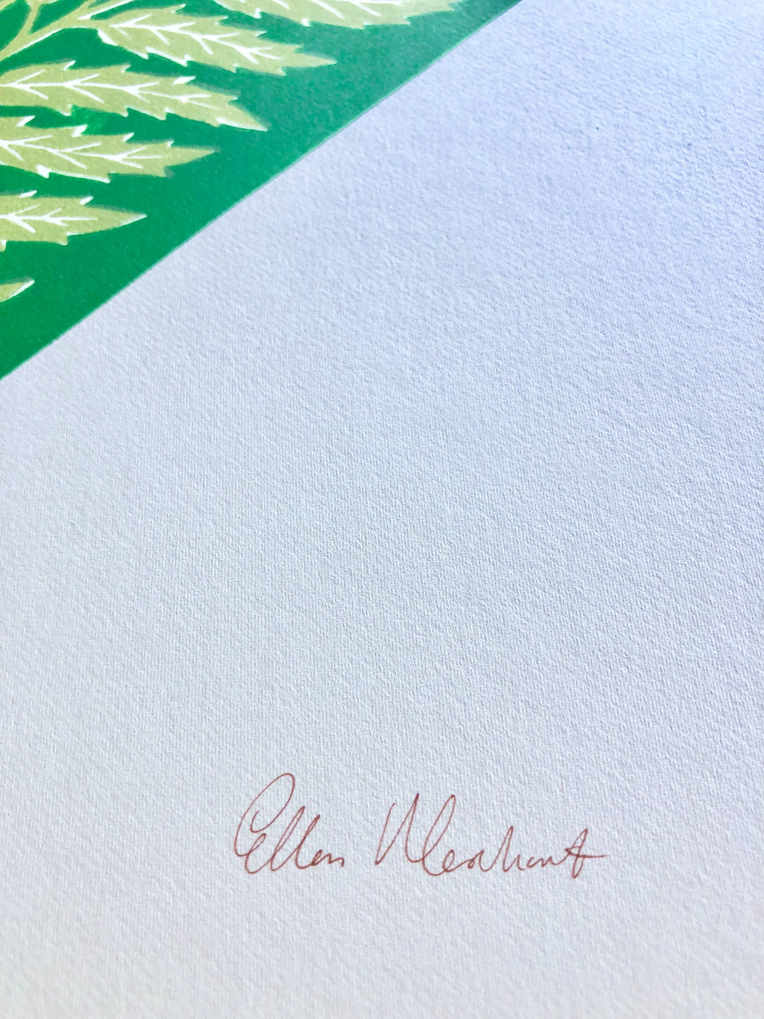 Green Marigold Print - Ellen Merchant - Image 4