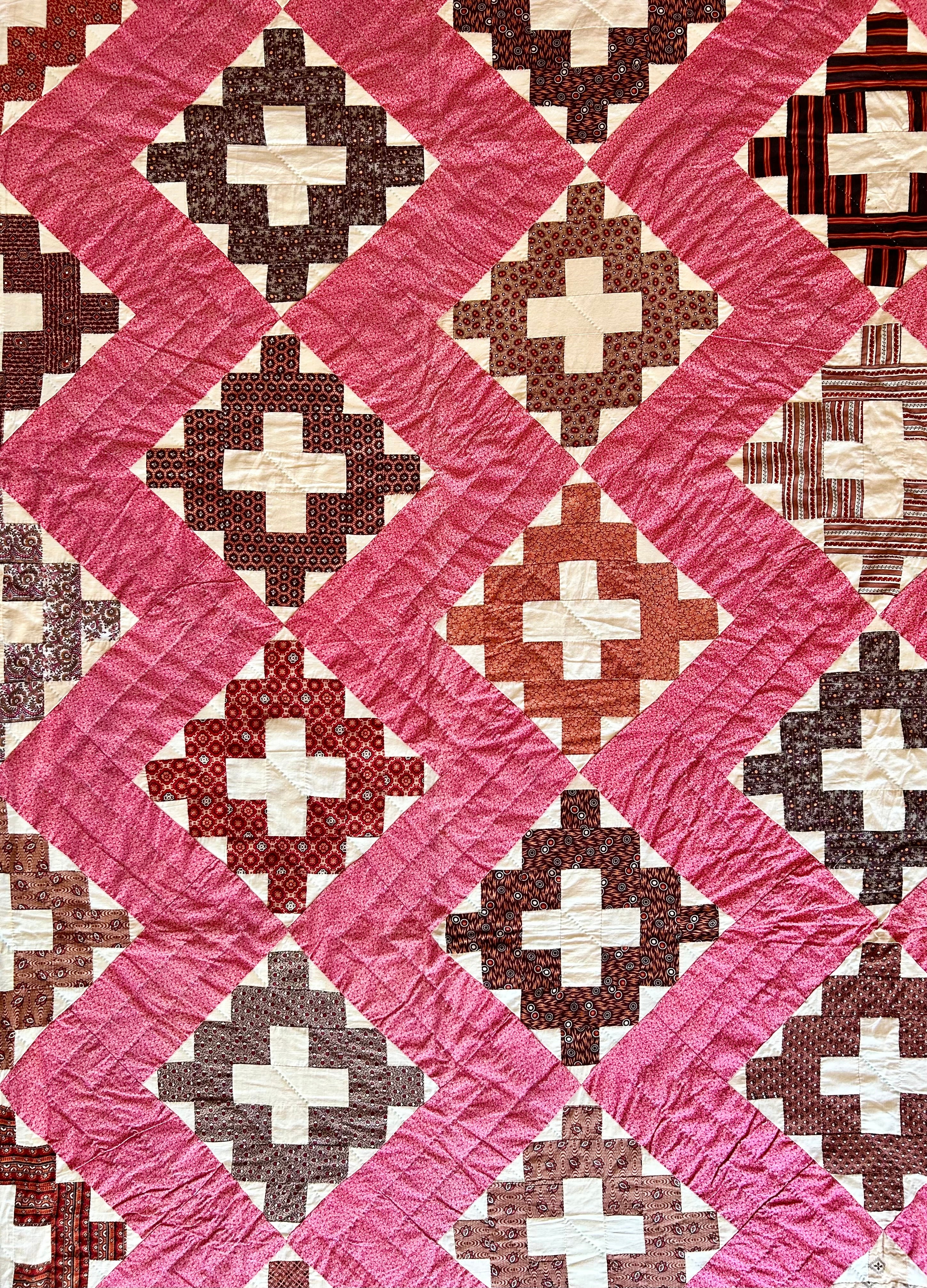 Historic Chimney Sweep Quilt 1850's - Image 4