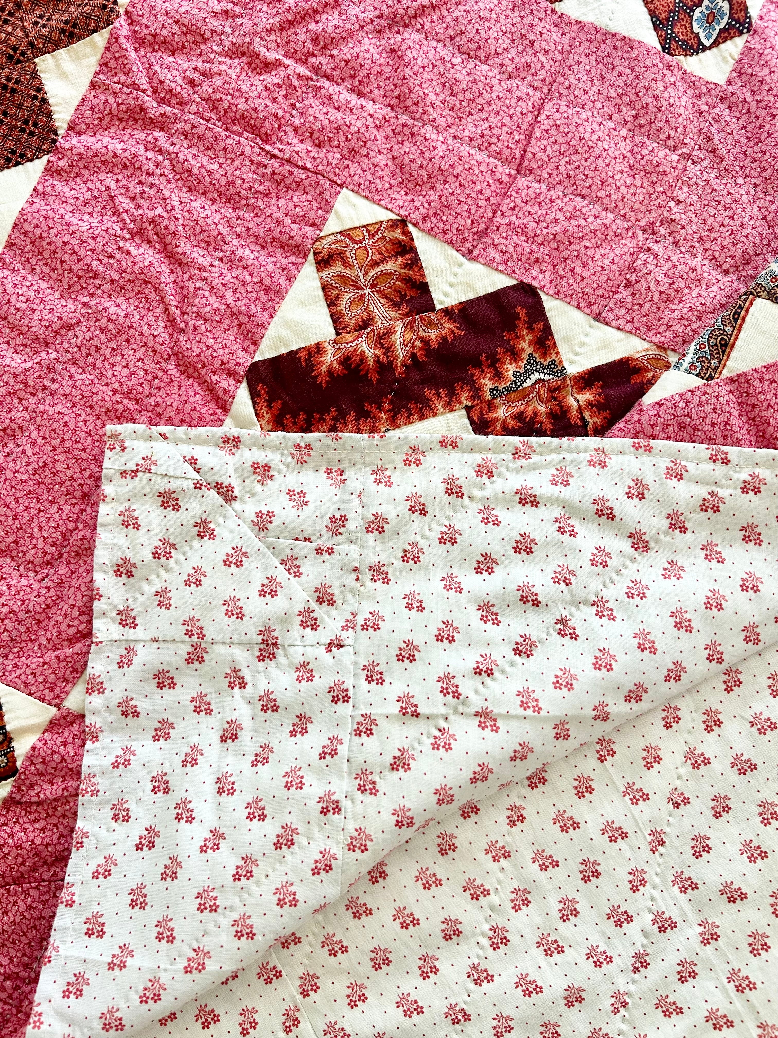 Historic Chimney Sweep Quilt 1850's - Image 7