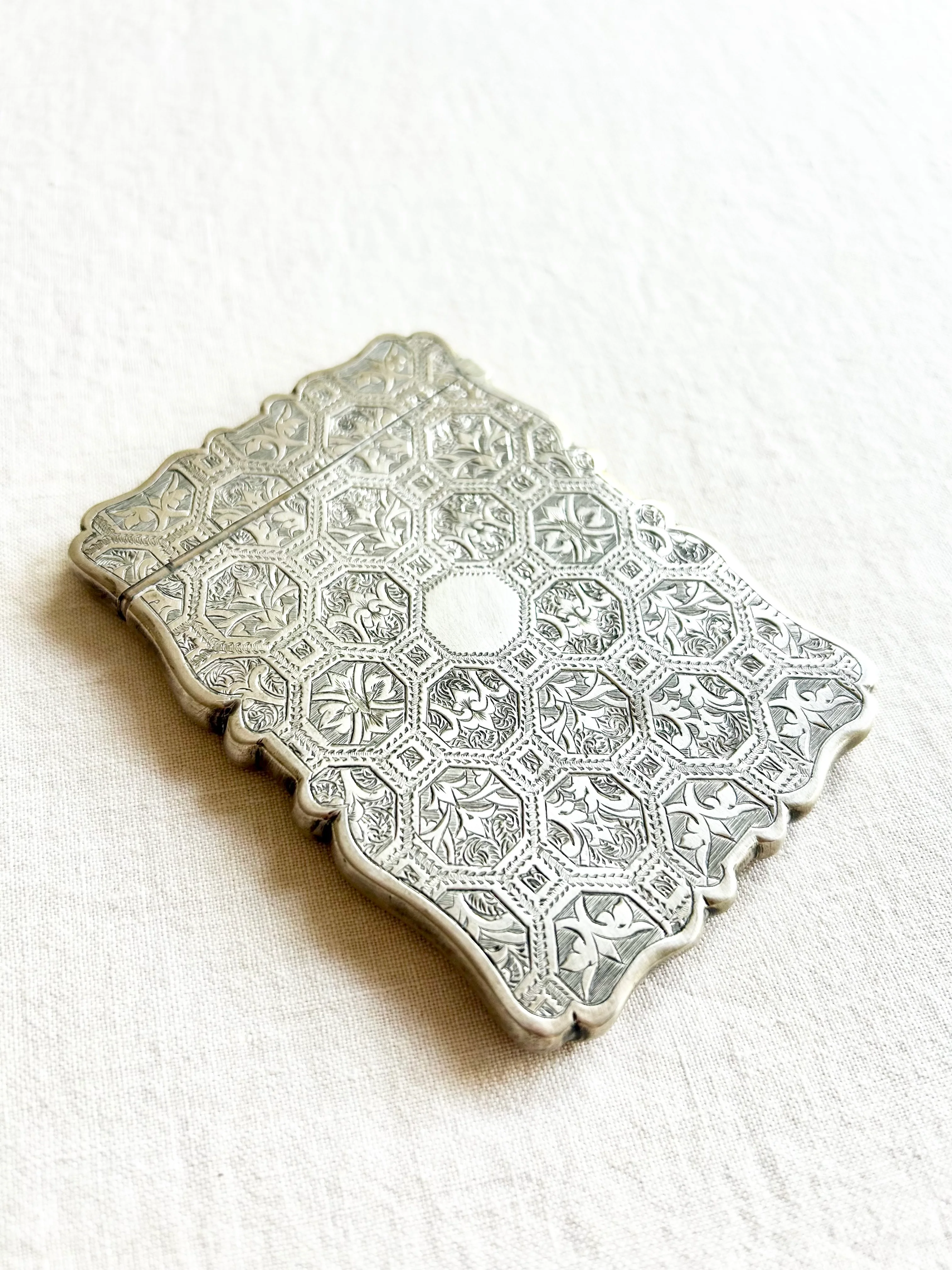 Historic Victorian Silver Card Case - Image 2
