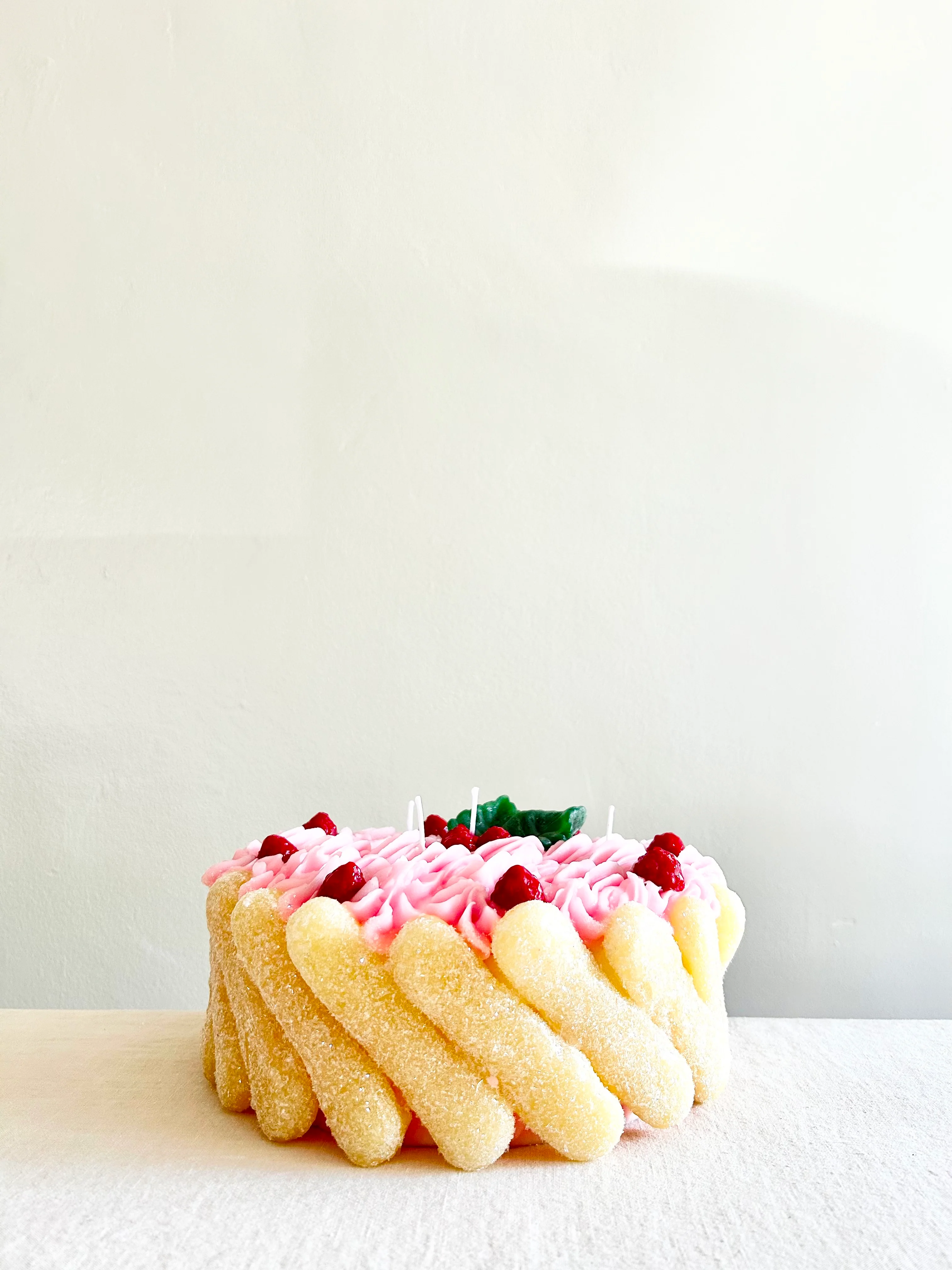 Ladyfinger Cake Candle