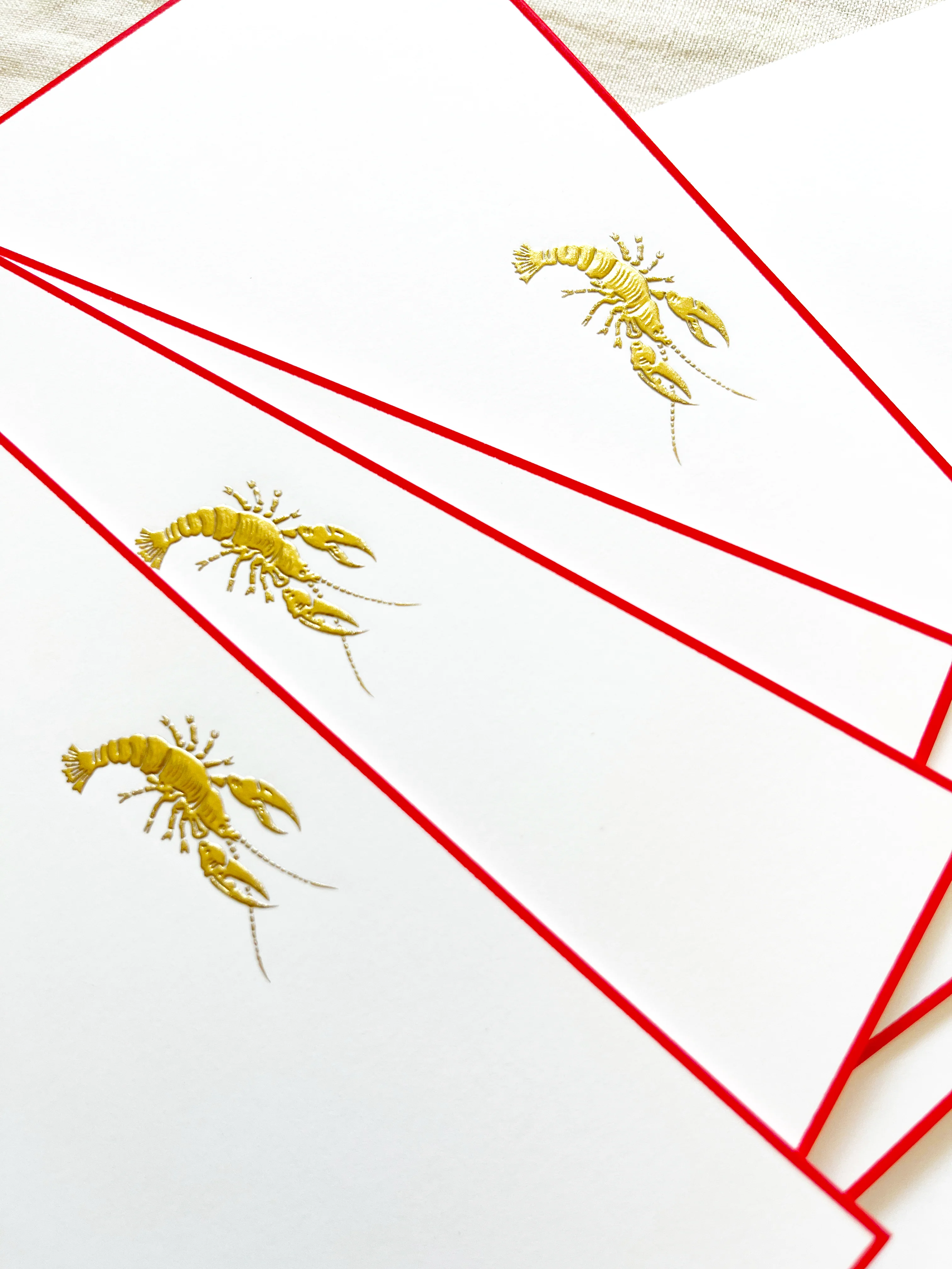 Lobby Lobster Stationery ~  S/10 - Image 4