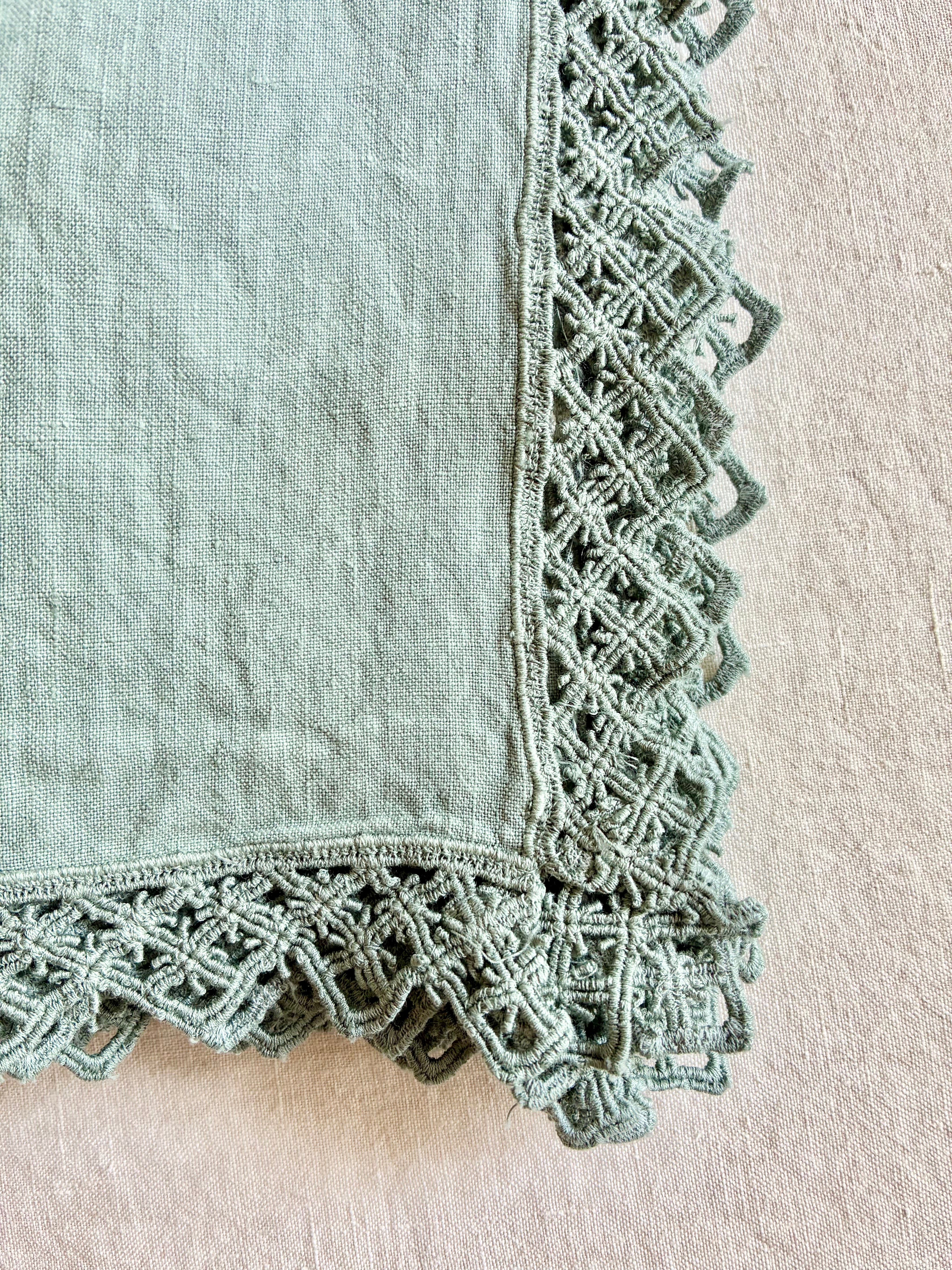 PRE-ORDER - Milano Macrame Napkins - Sage S/4 - Image 2