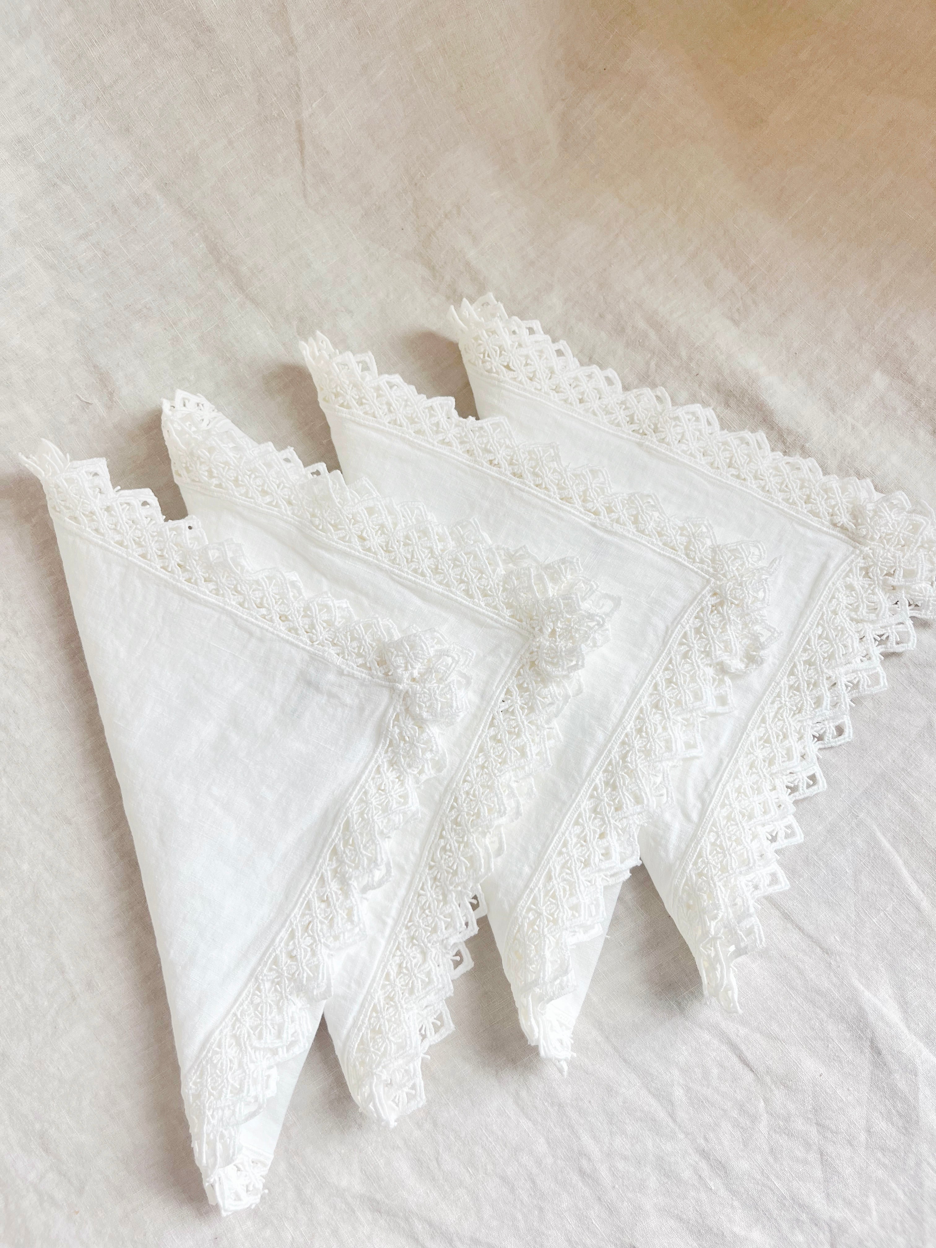 PRE-ORDER - Milano Macrame Napkins - White S/4 - Image 5