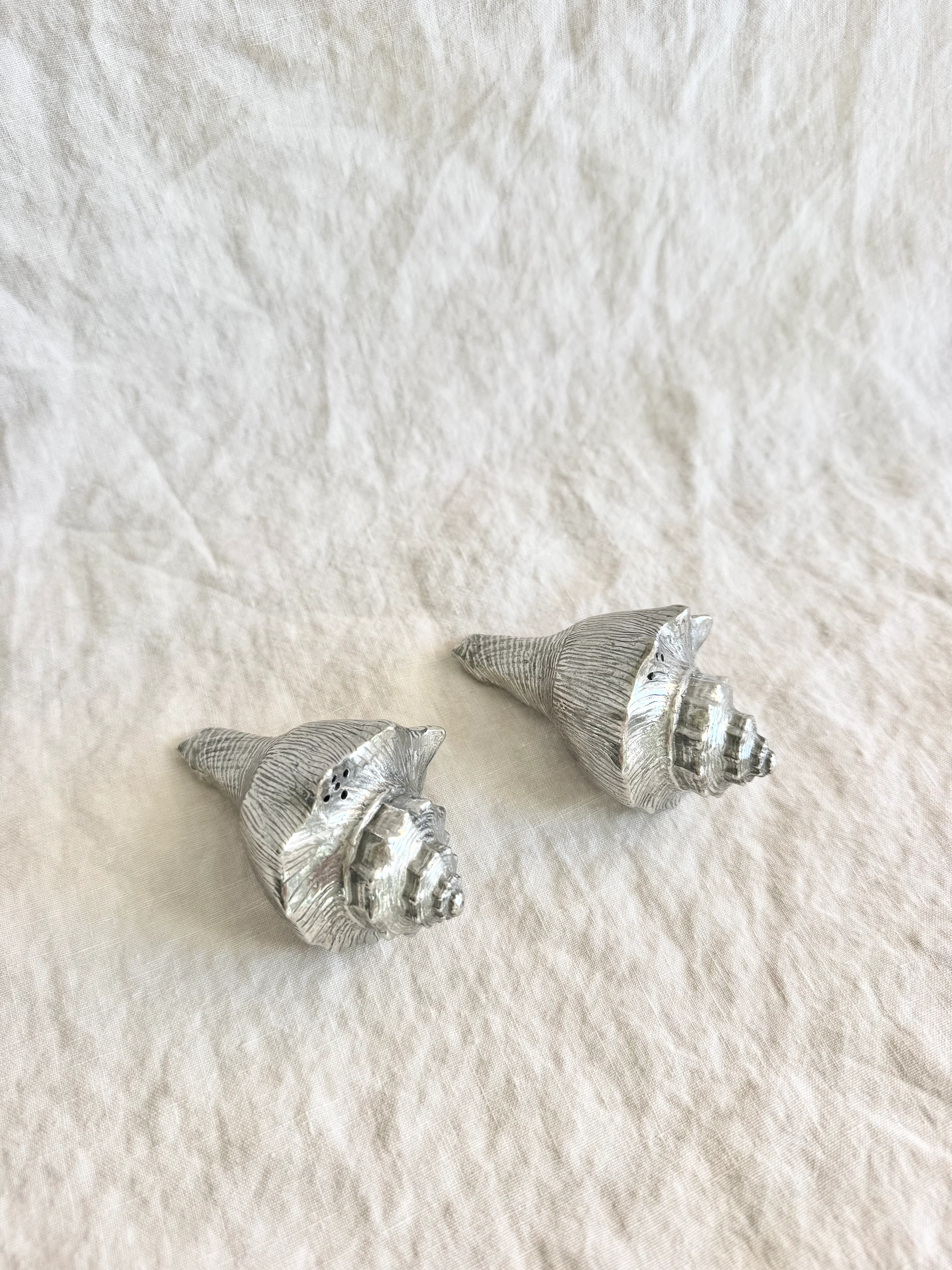 Pewter Conch Salt & Pepper Set - Image 2