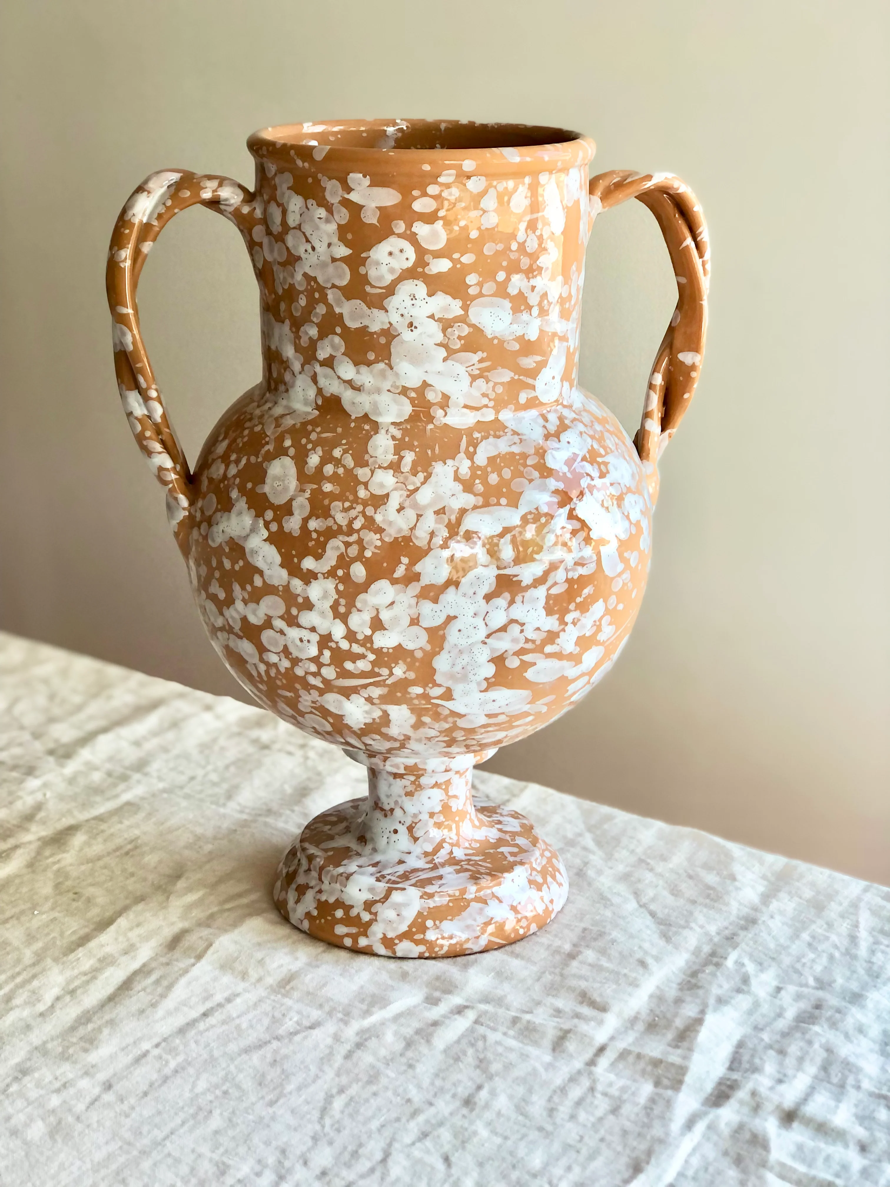 -Pompeii Amphora Vase - Sienna - Image 3