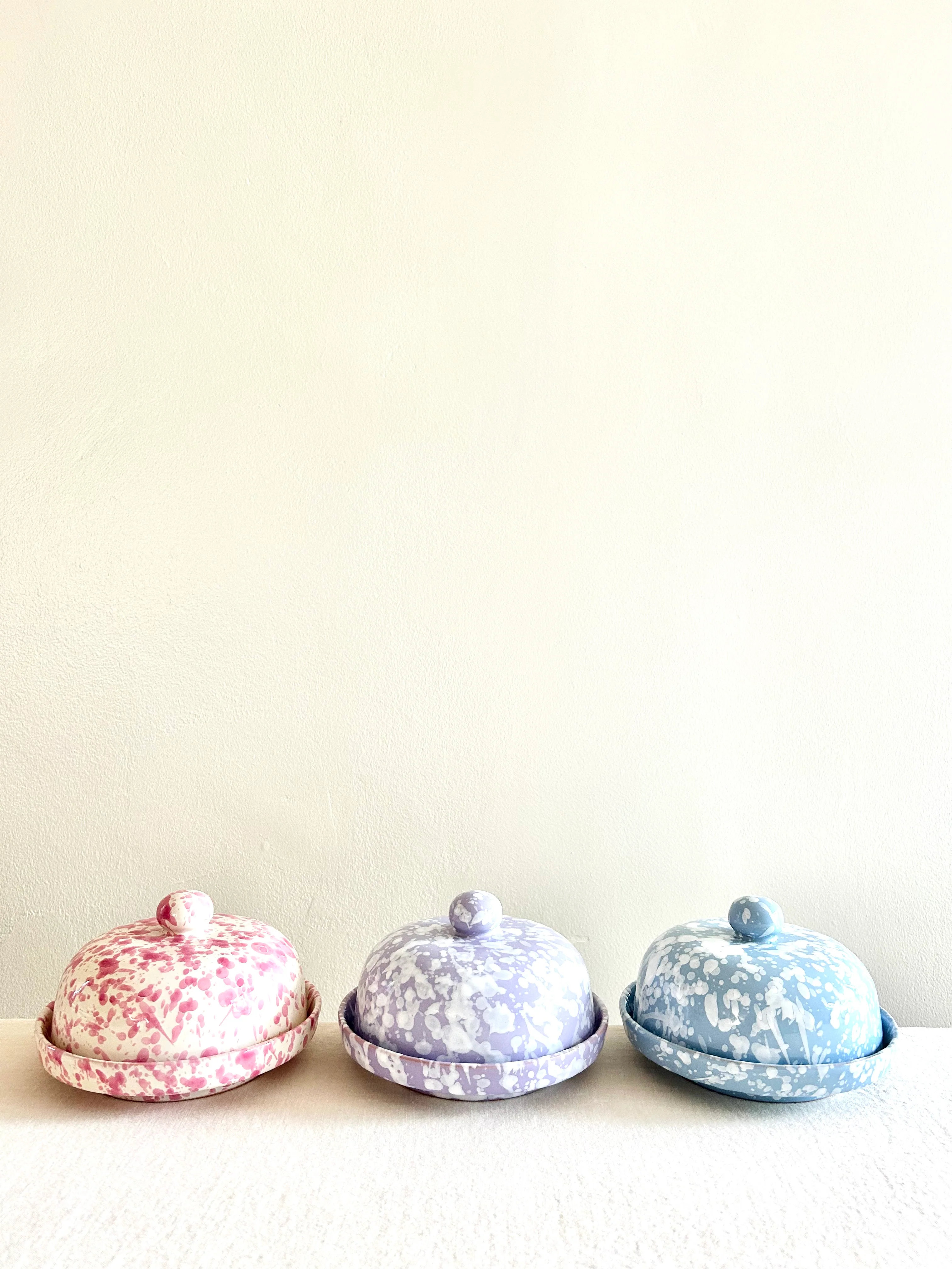 Pompeii Covered Butter Dish - Sky - Image 3