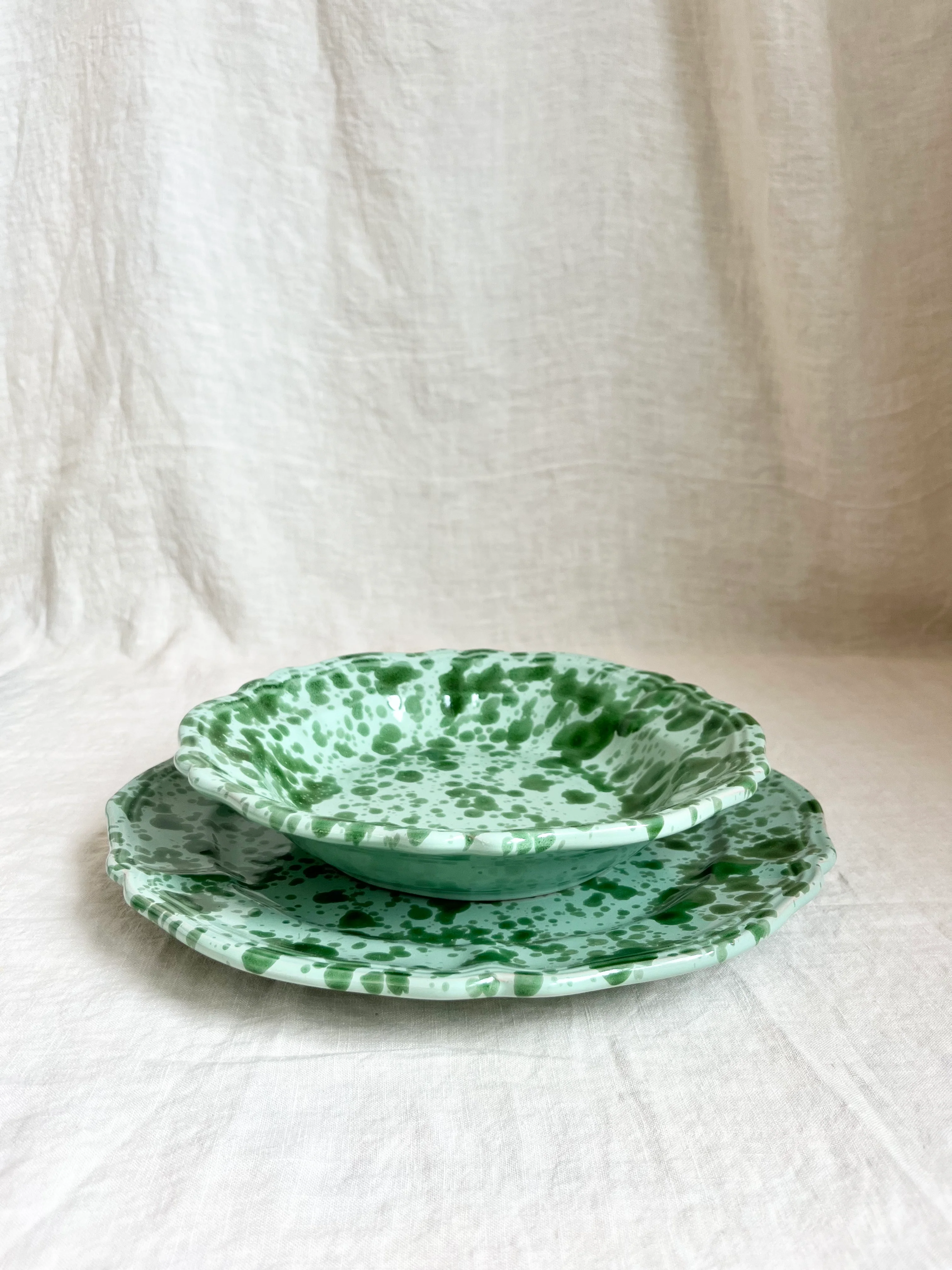 Pompeii Dinnerware - Jade - S/4 - Image 4
