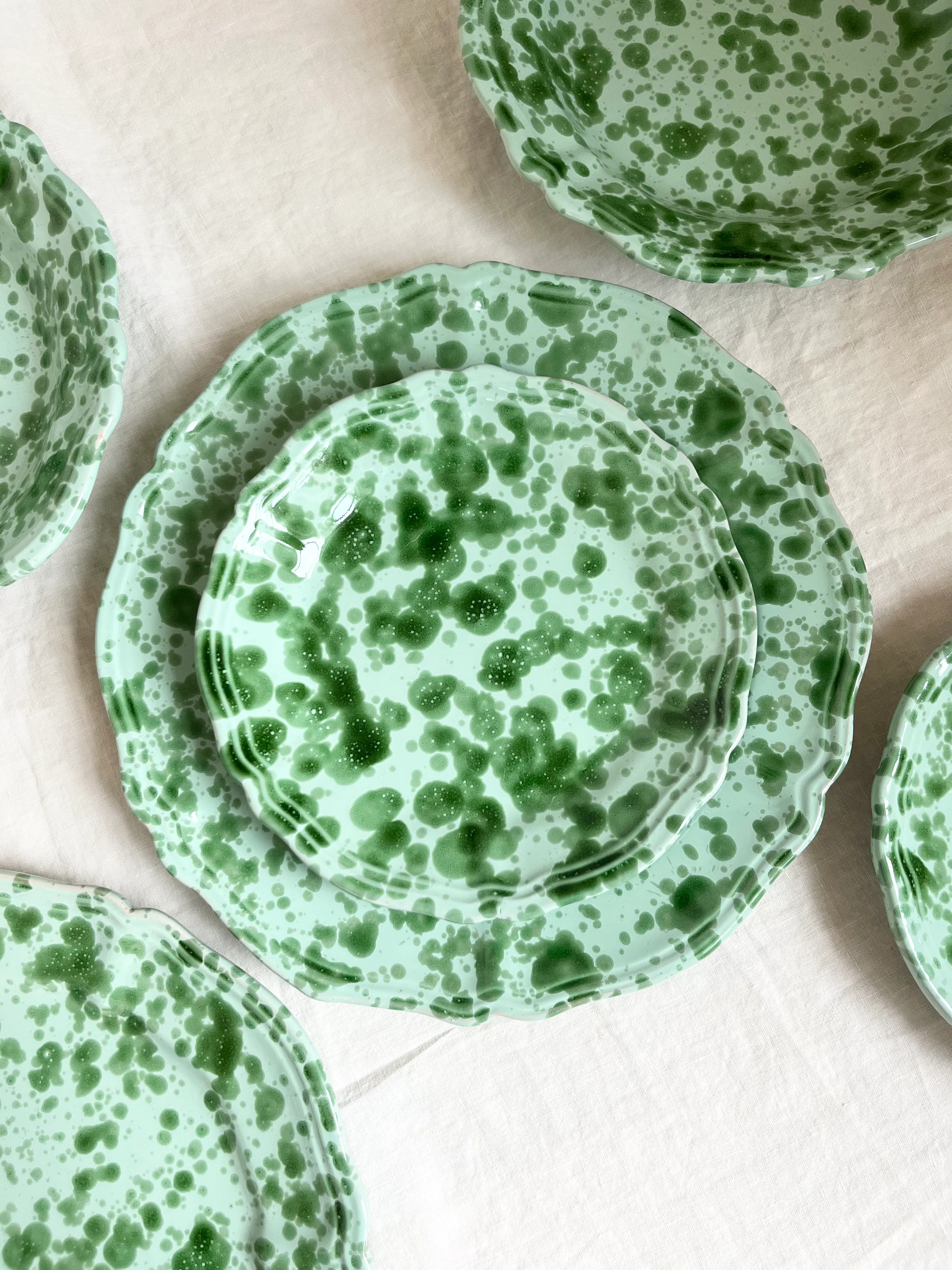 Pompeii Dinnerware - Jade - S/4 - Image 6
