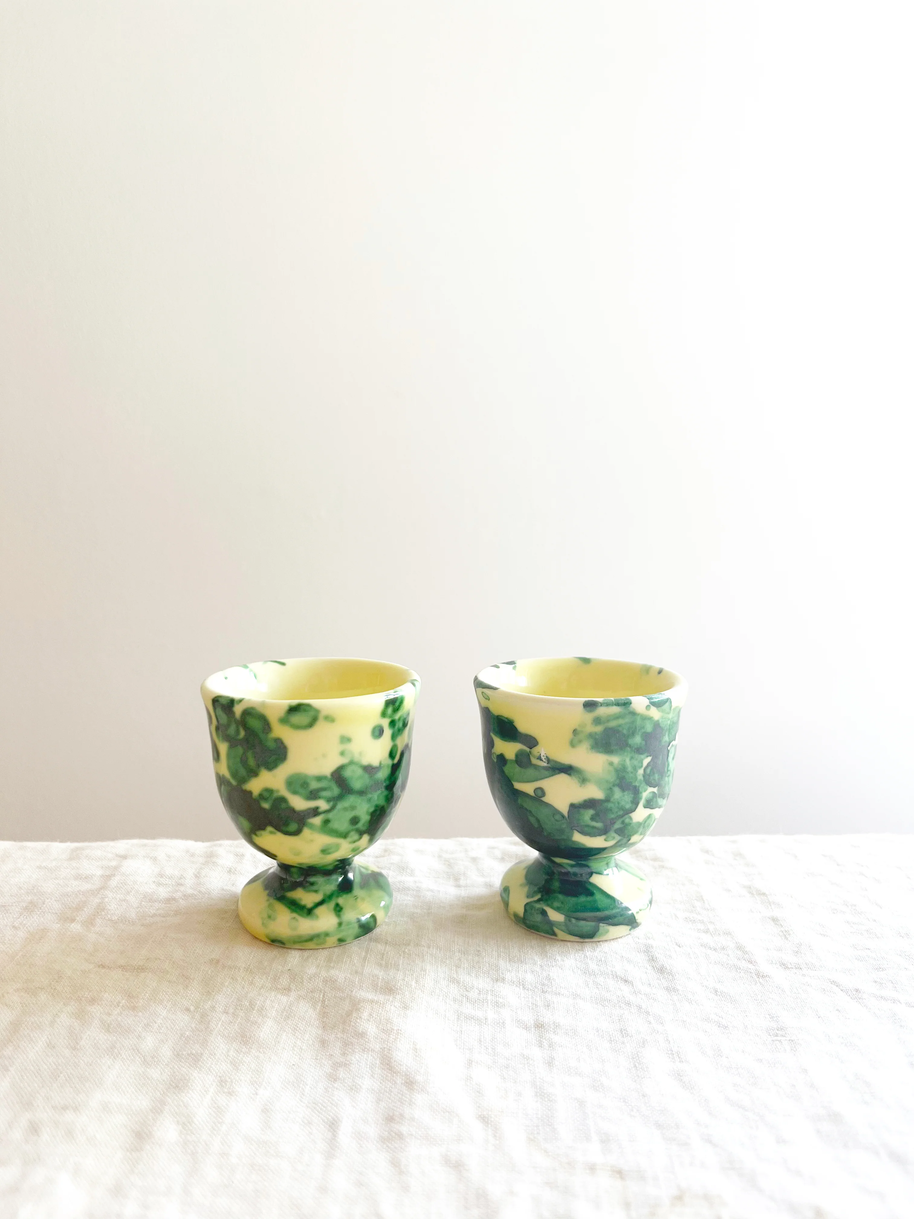Pompeii Egg Cups S/2 - Emerald - Image 4