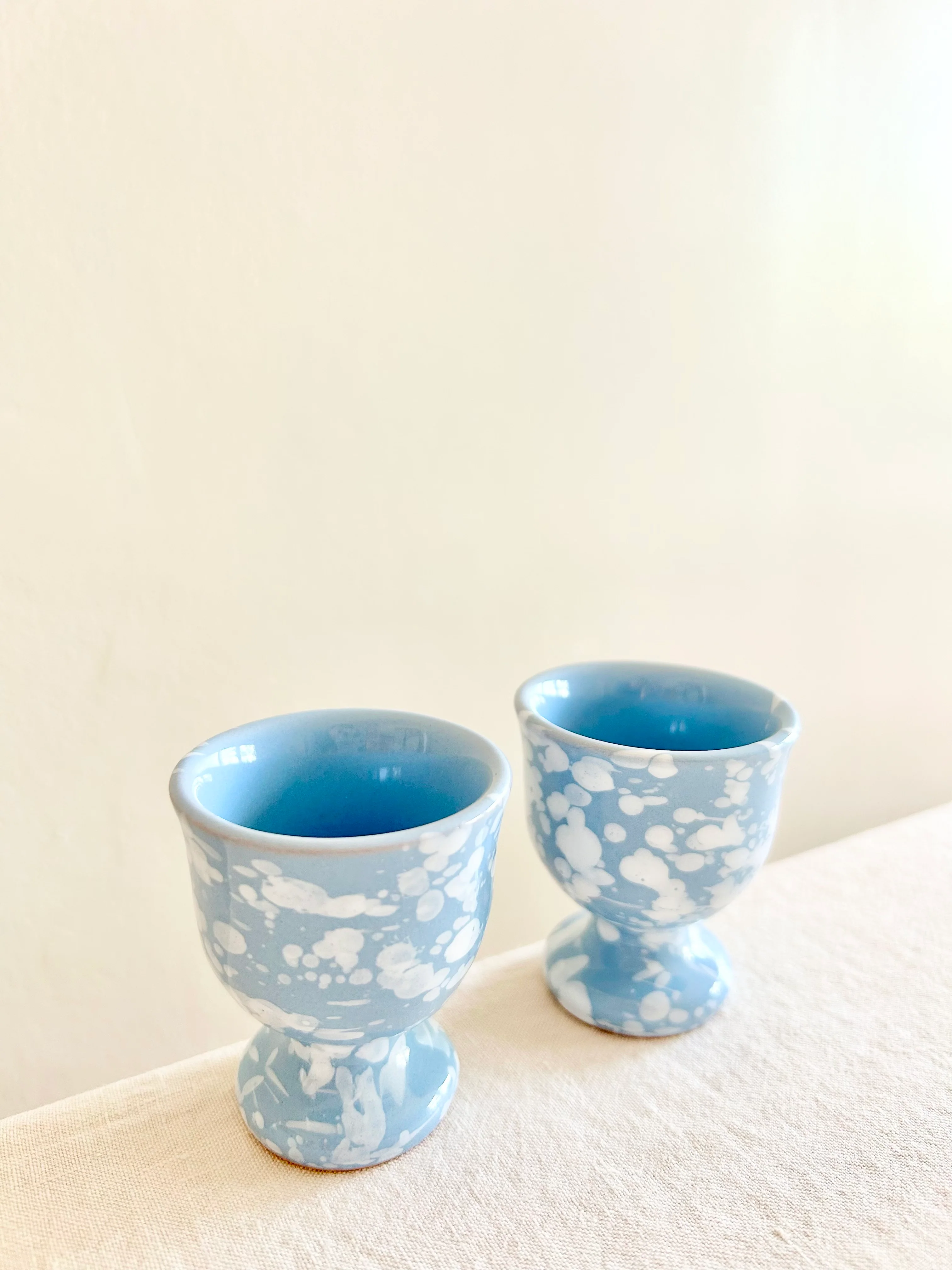 Pompeii Egg Cups S/2 - Sky - Image 2