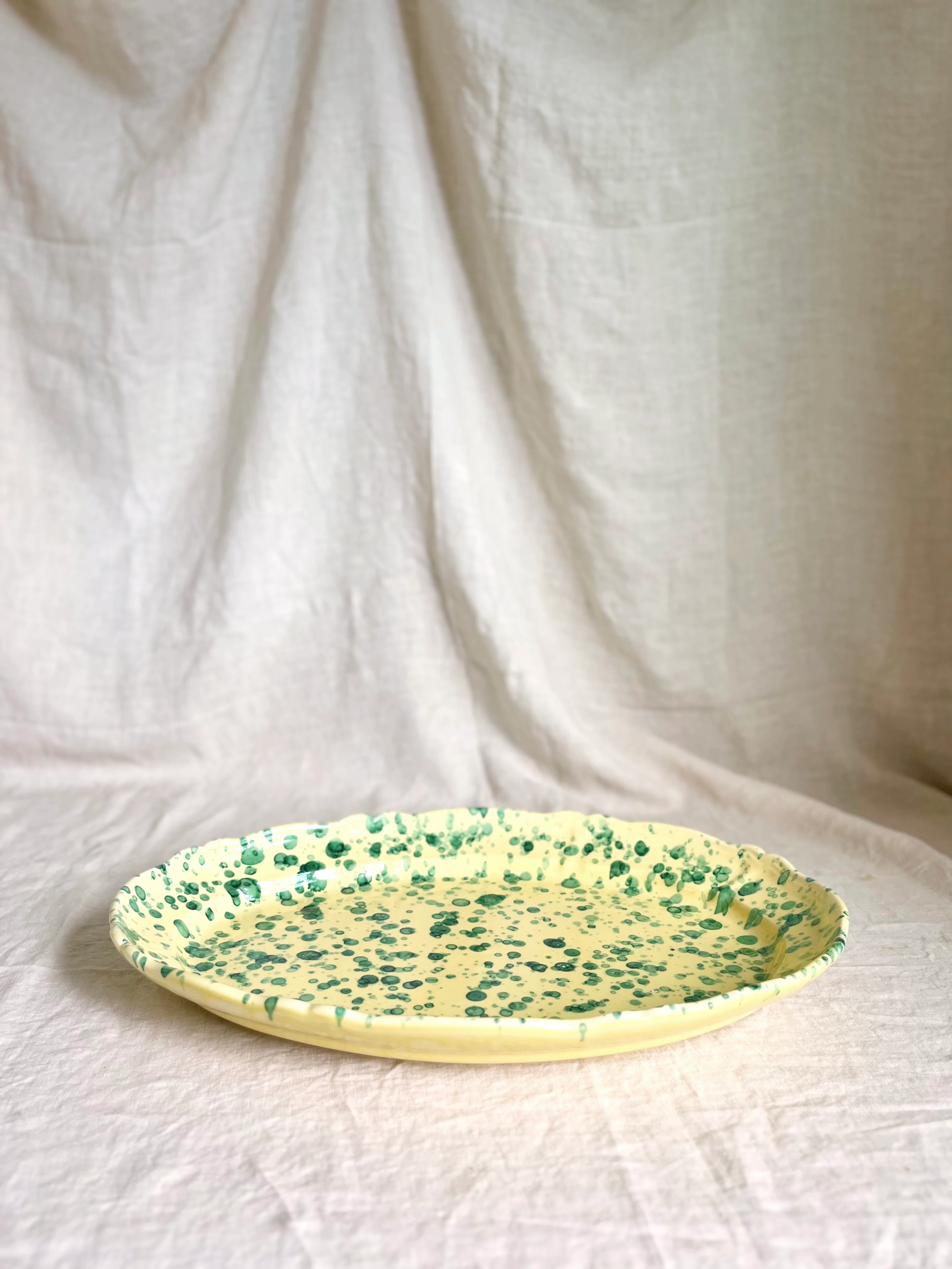 Pompeii Oval Platter - Emerald 20" - Image 4