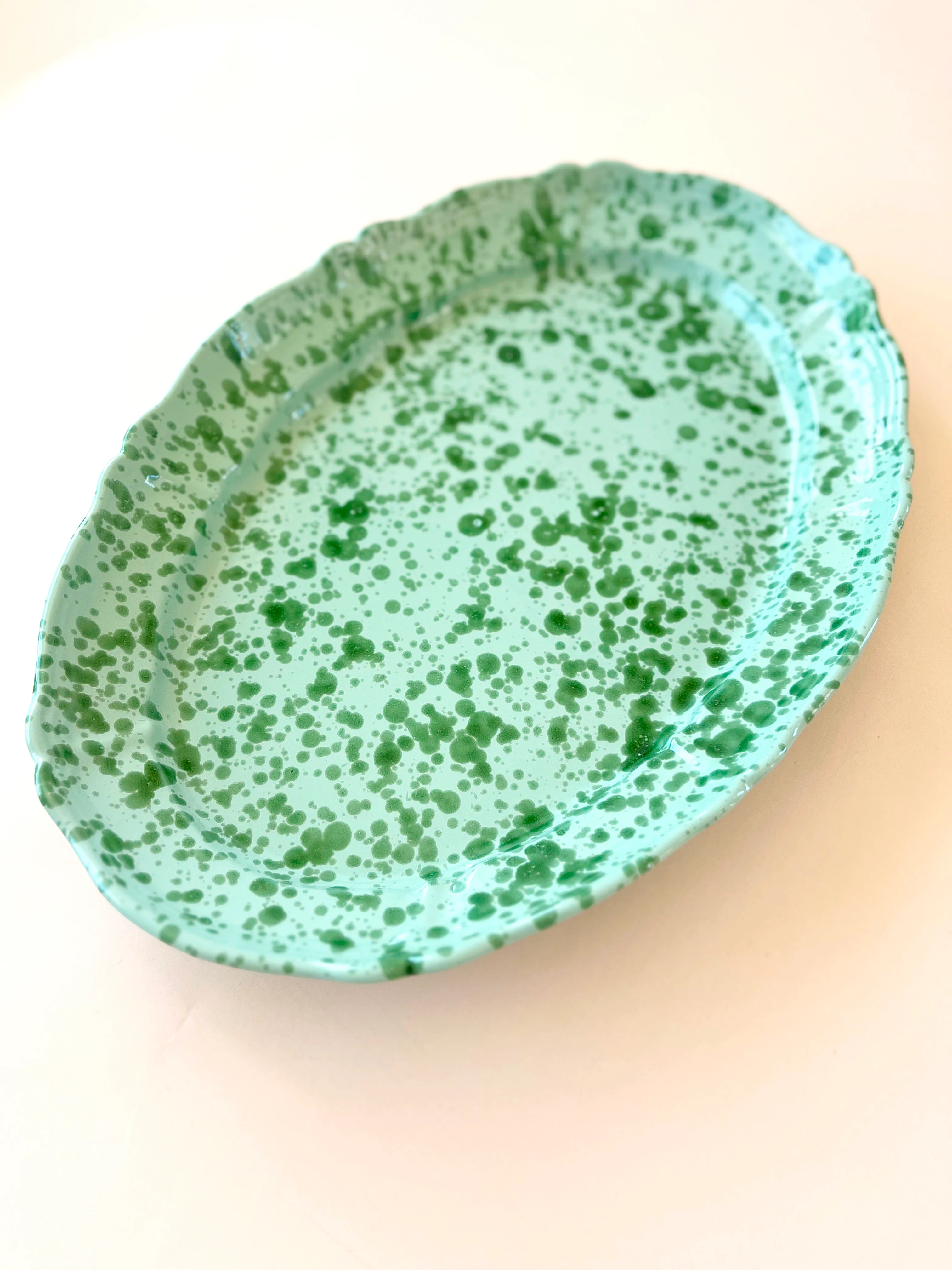 Pompeii Oval Platter - Jade 20" - Image 4