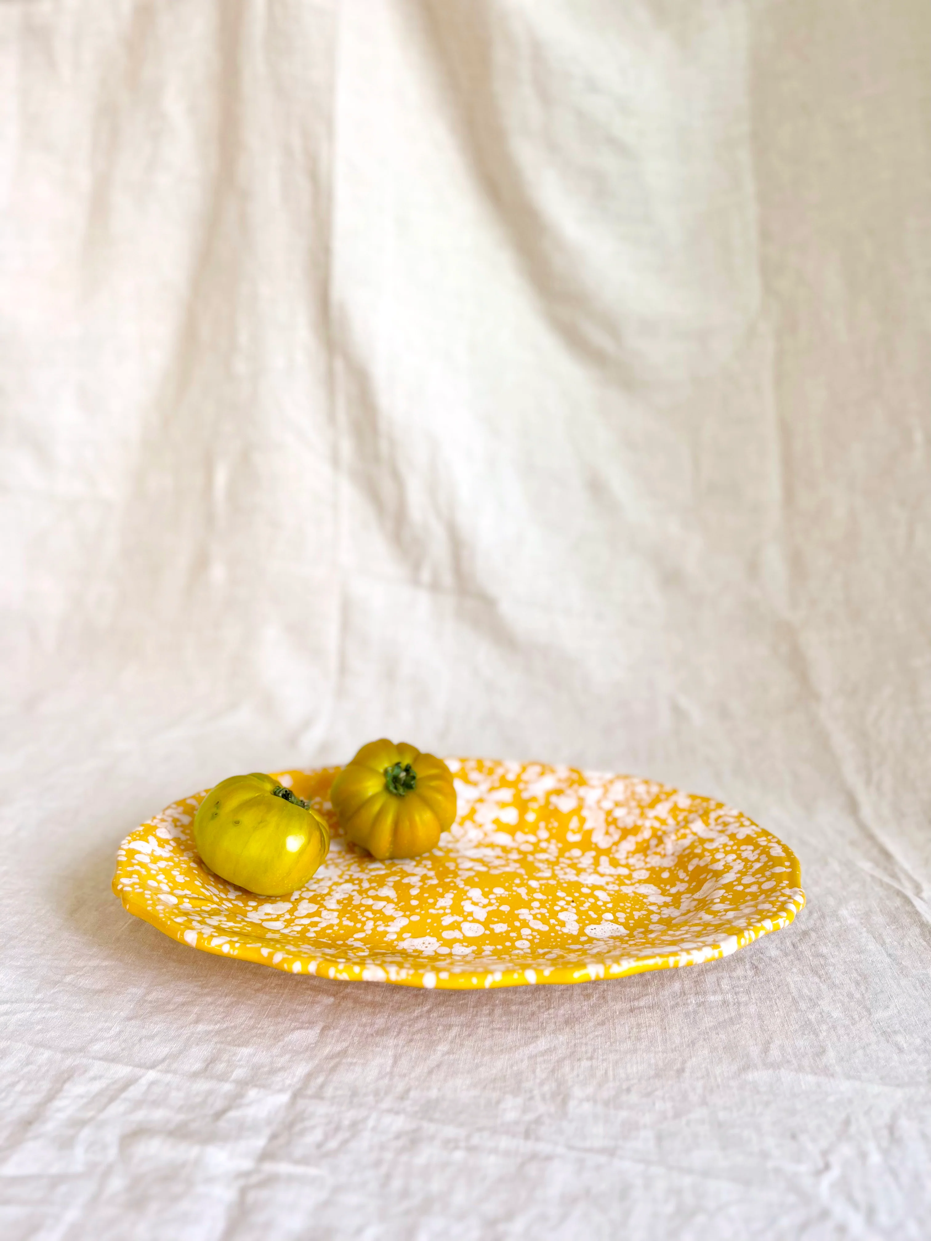 Pompeii Oval Platter -Yolk 14 " - Image 4