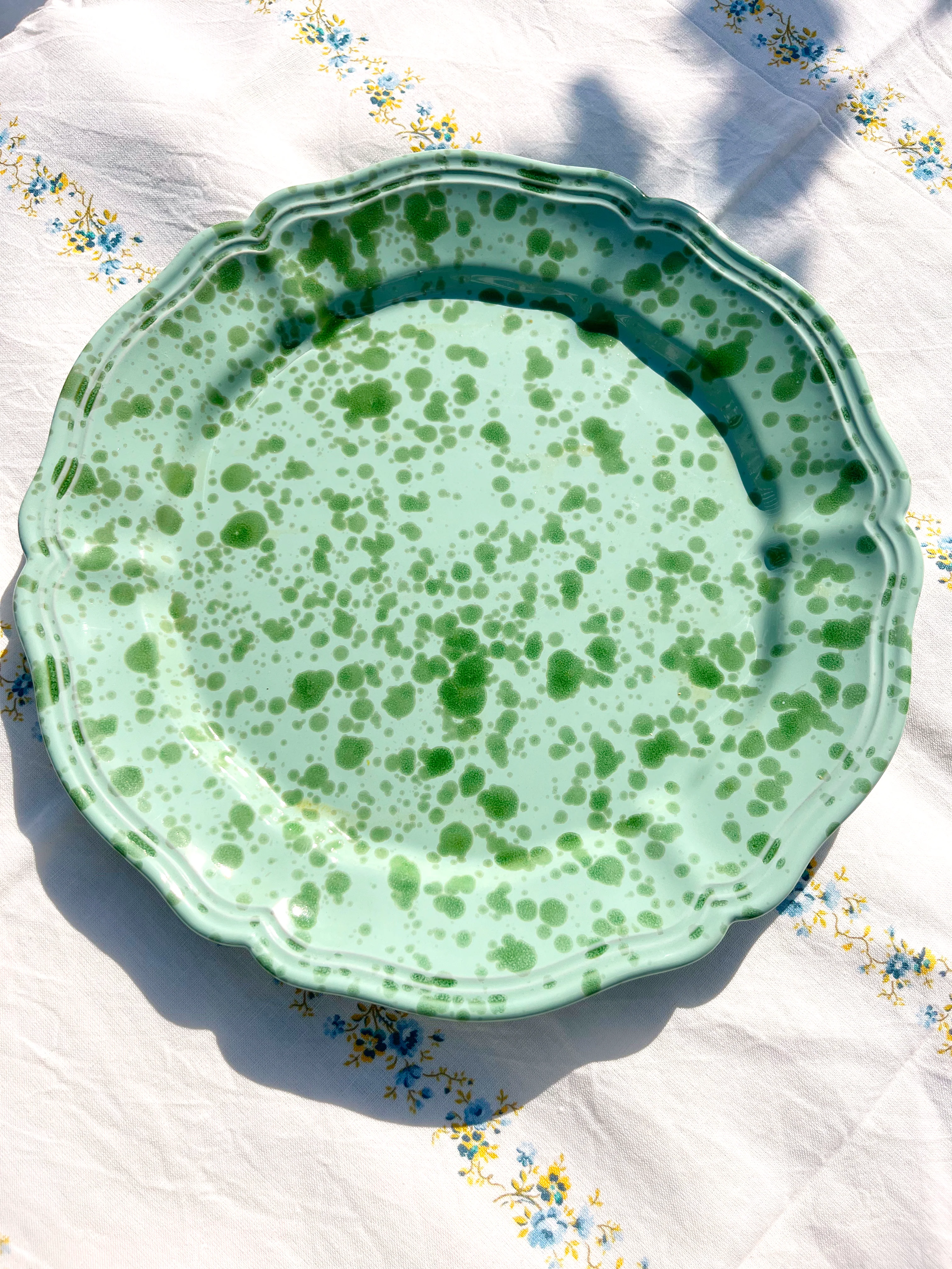 Pompeii Round Platter - Jade 14 " - Image 3