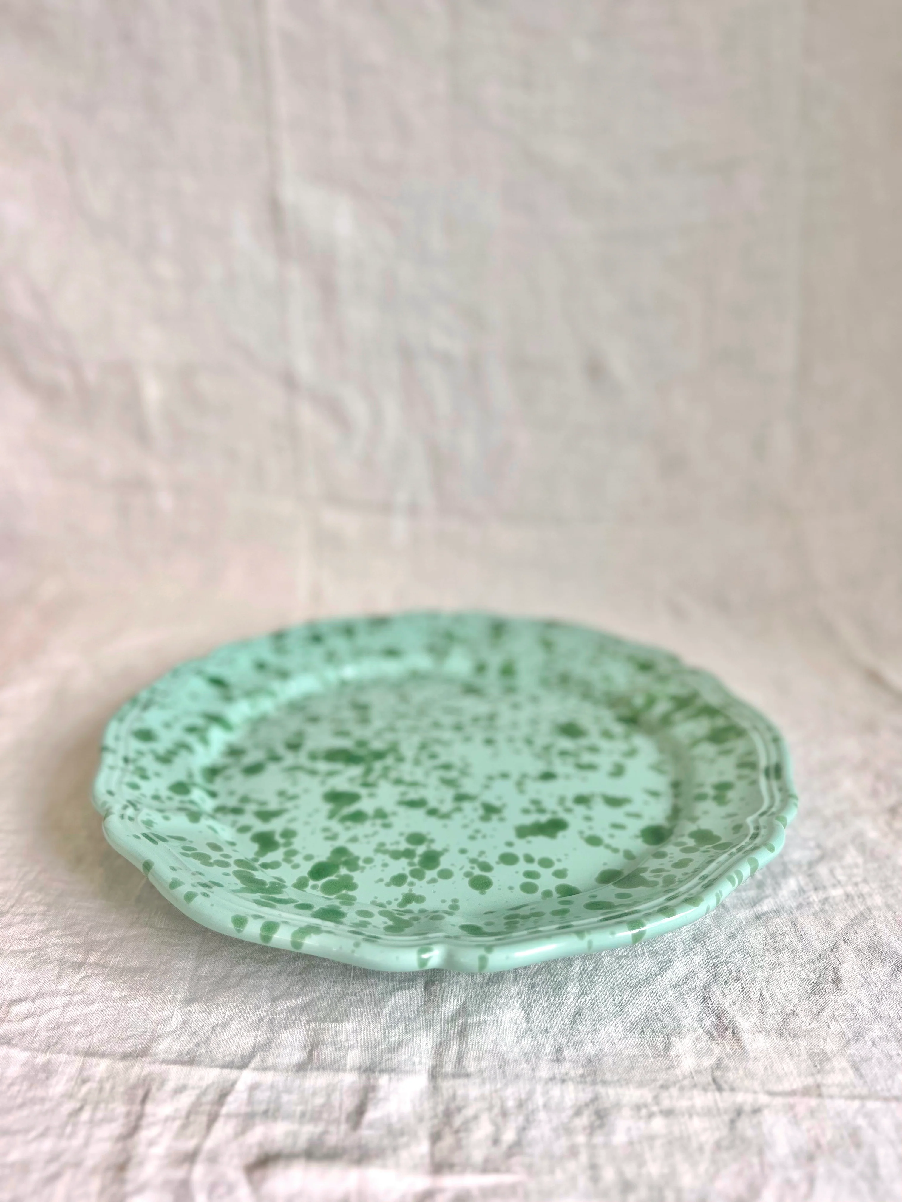 Pompeii Round Platter - Jade 14 " - Image 4