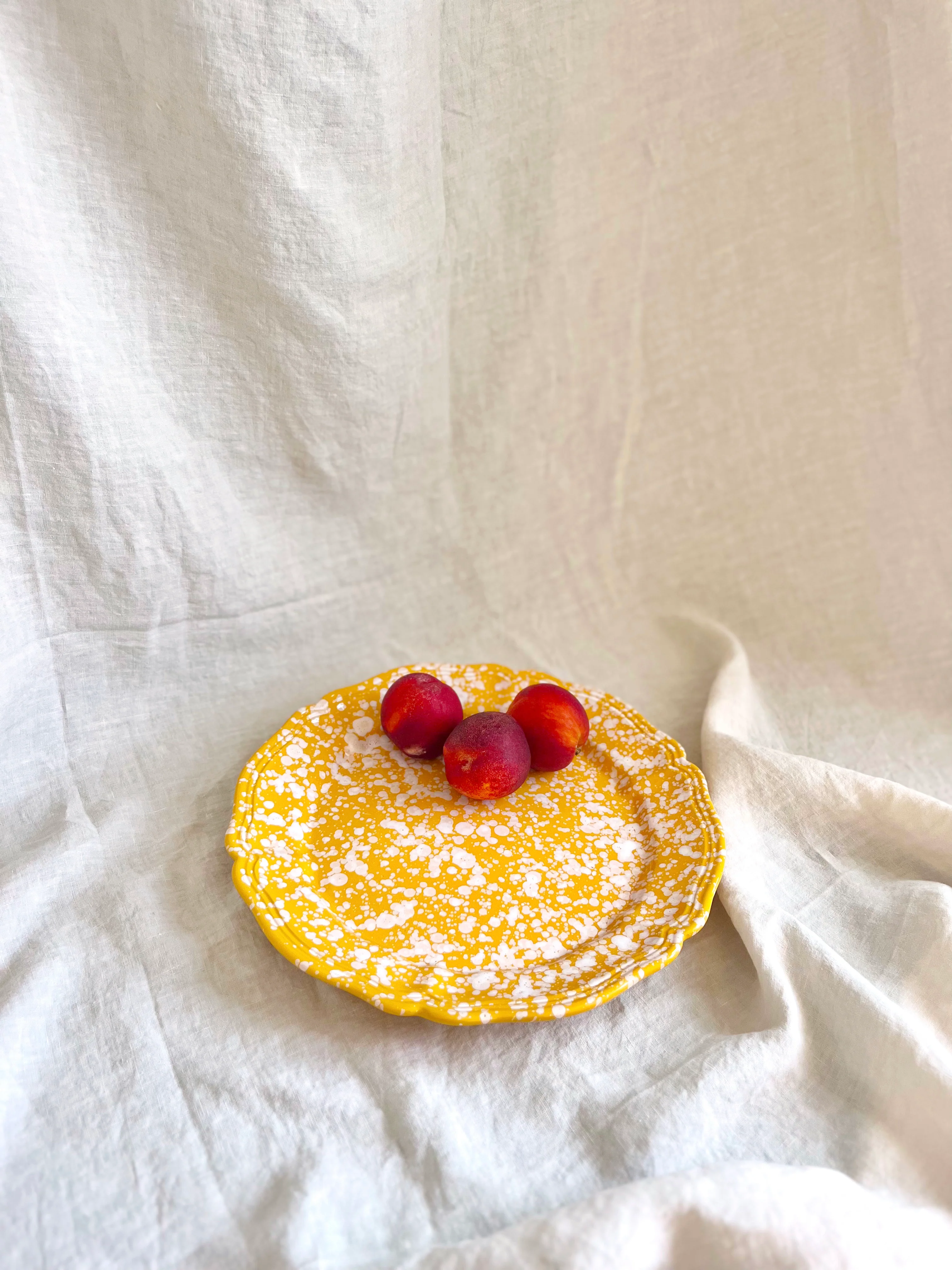 Pompeii Round Platter - Yolk 14 " - Image 3