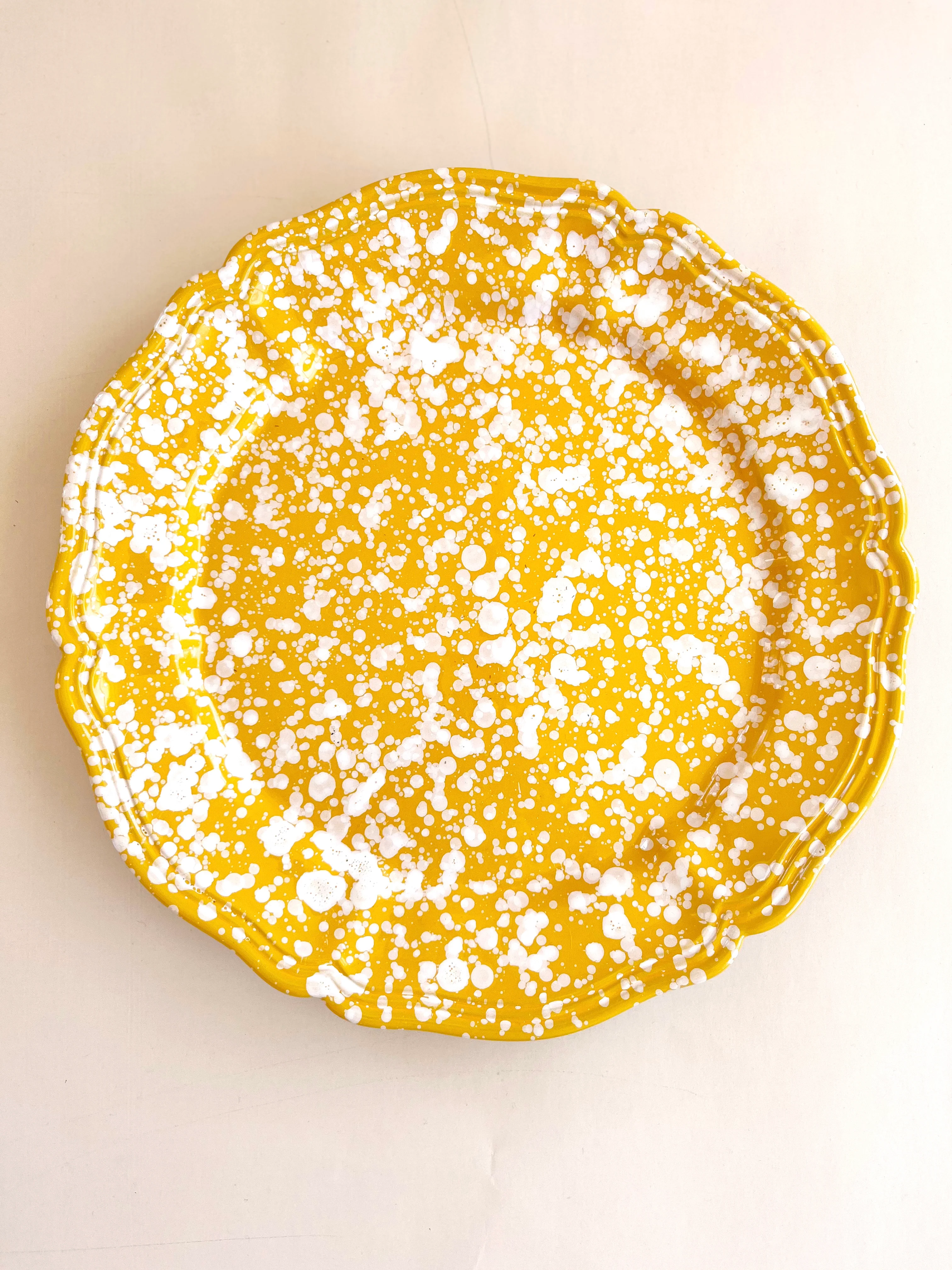 Pompeii Round Platter - Yolk 14 " - Image 4