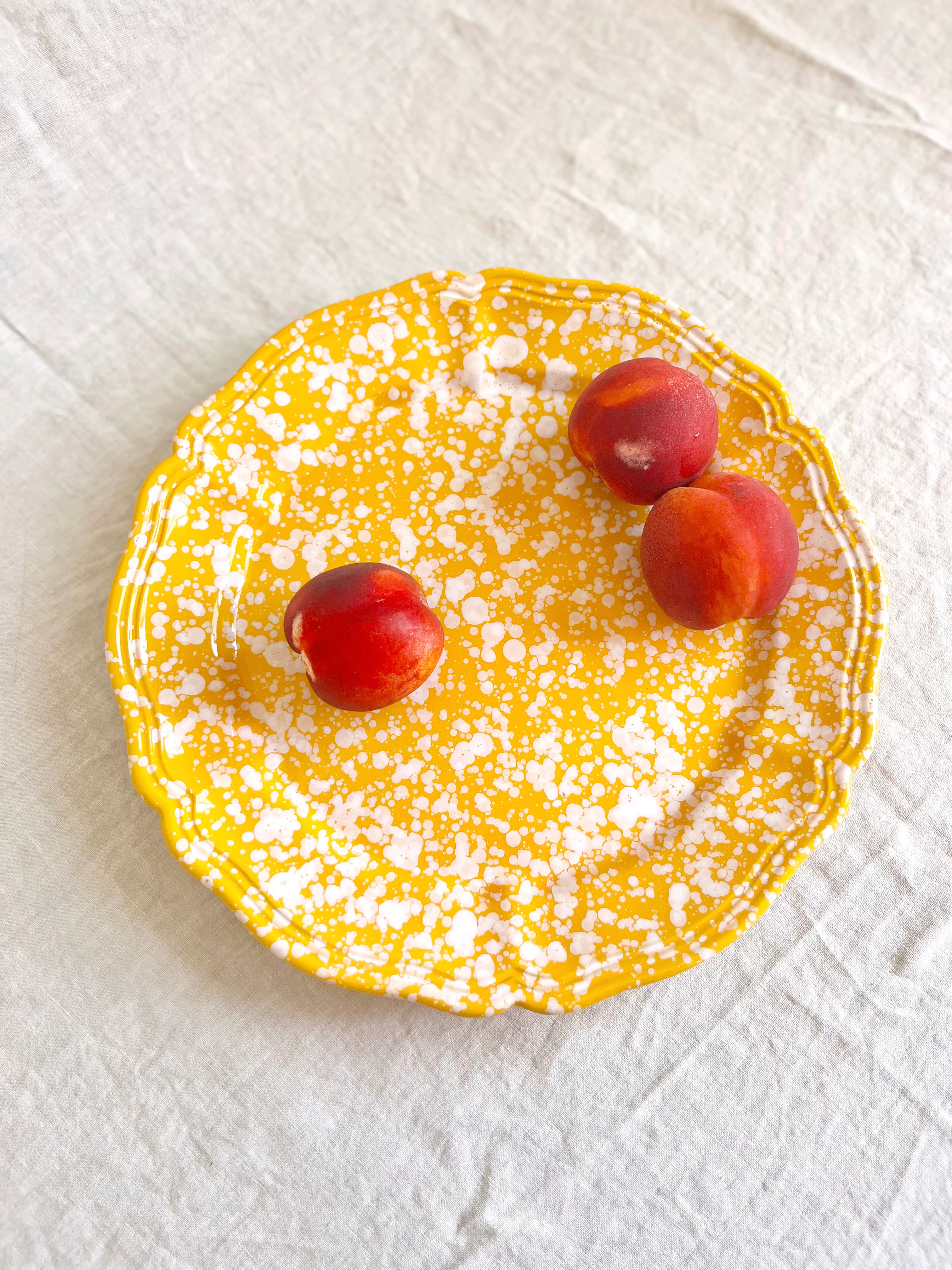 Pompeii Round Platter - Yolk 14 " - Image 5