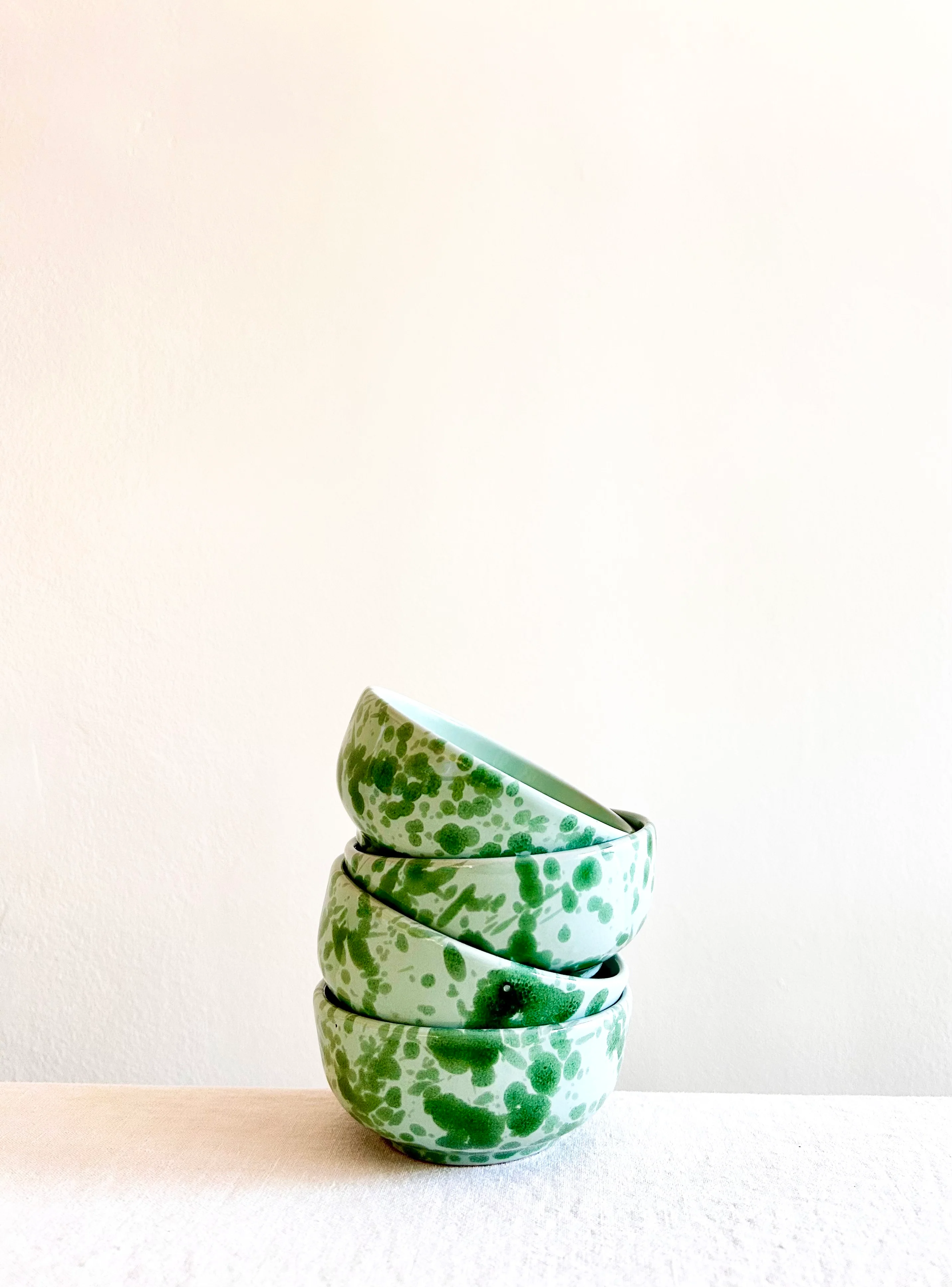 PRE-ORDER - Pompeii Snack Bowls- Jade - S/4