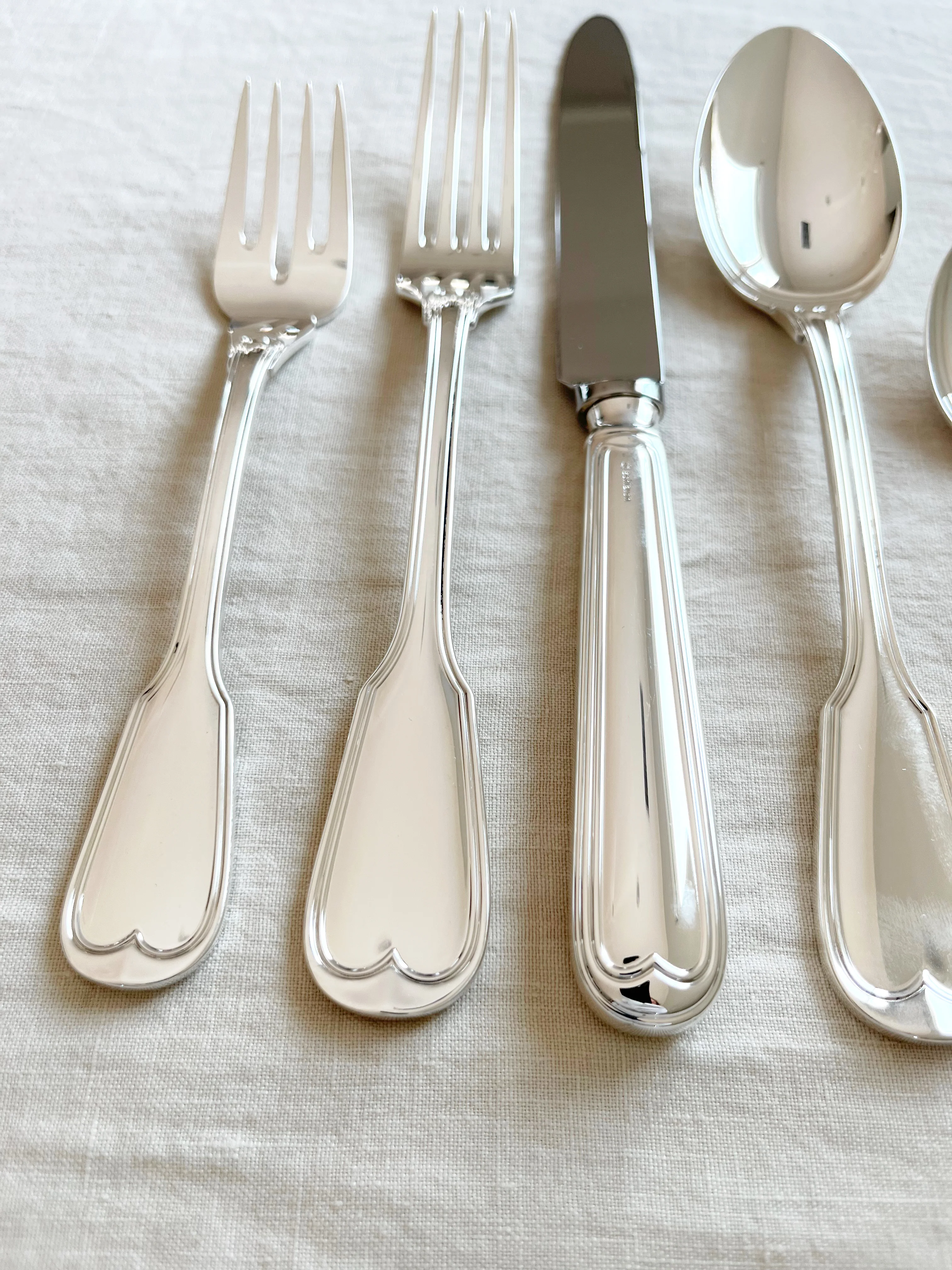 PRE-ORDER - Piedmontese Flatware -Silver Plated - Image 3