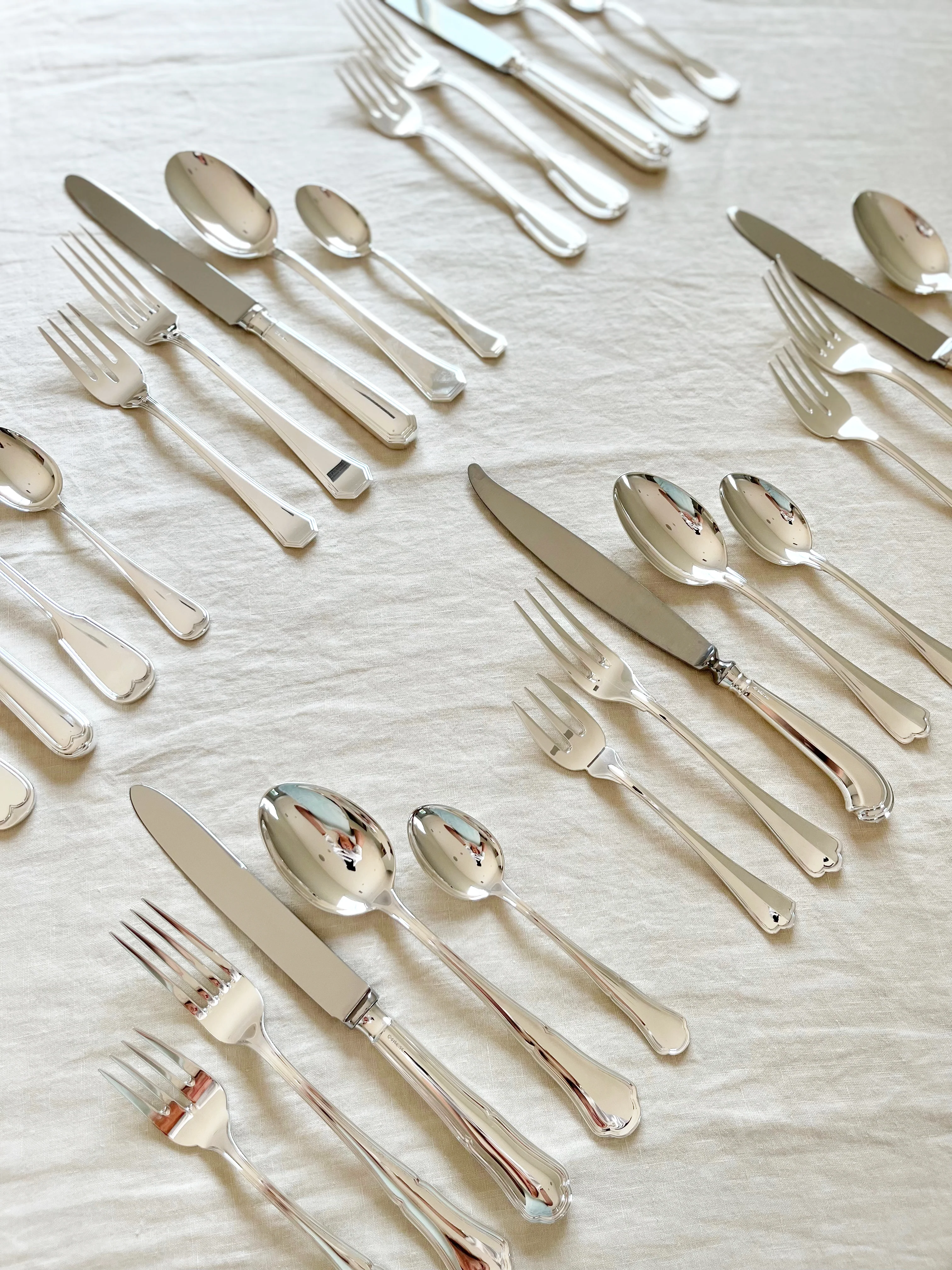 PRE-ORDER - Piedmontese Flatware -Silver Plated - Image 4
