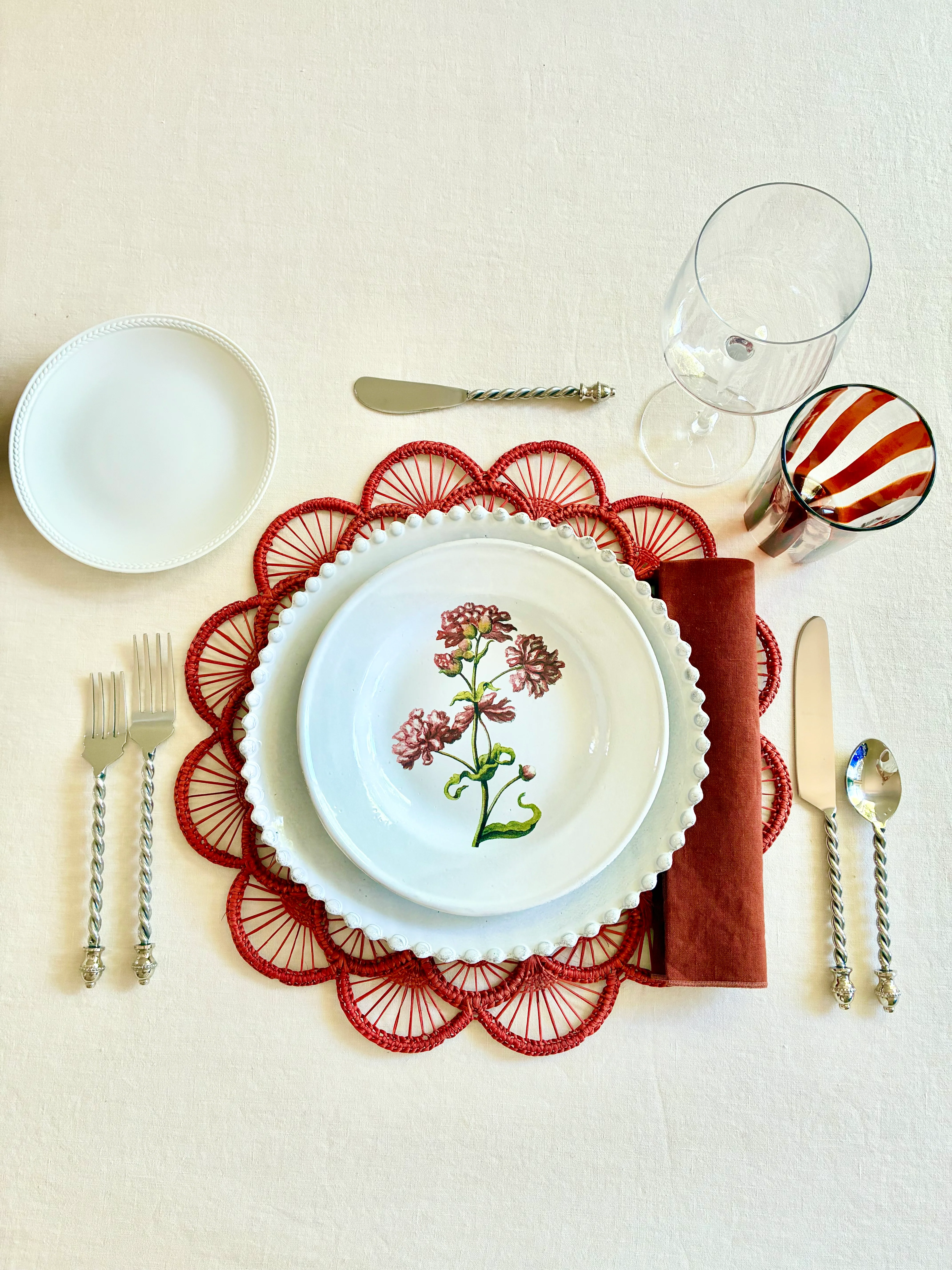 Ojal Placemat - Terracotta S/4 - Image 2