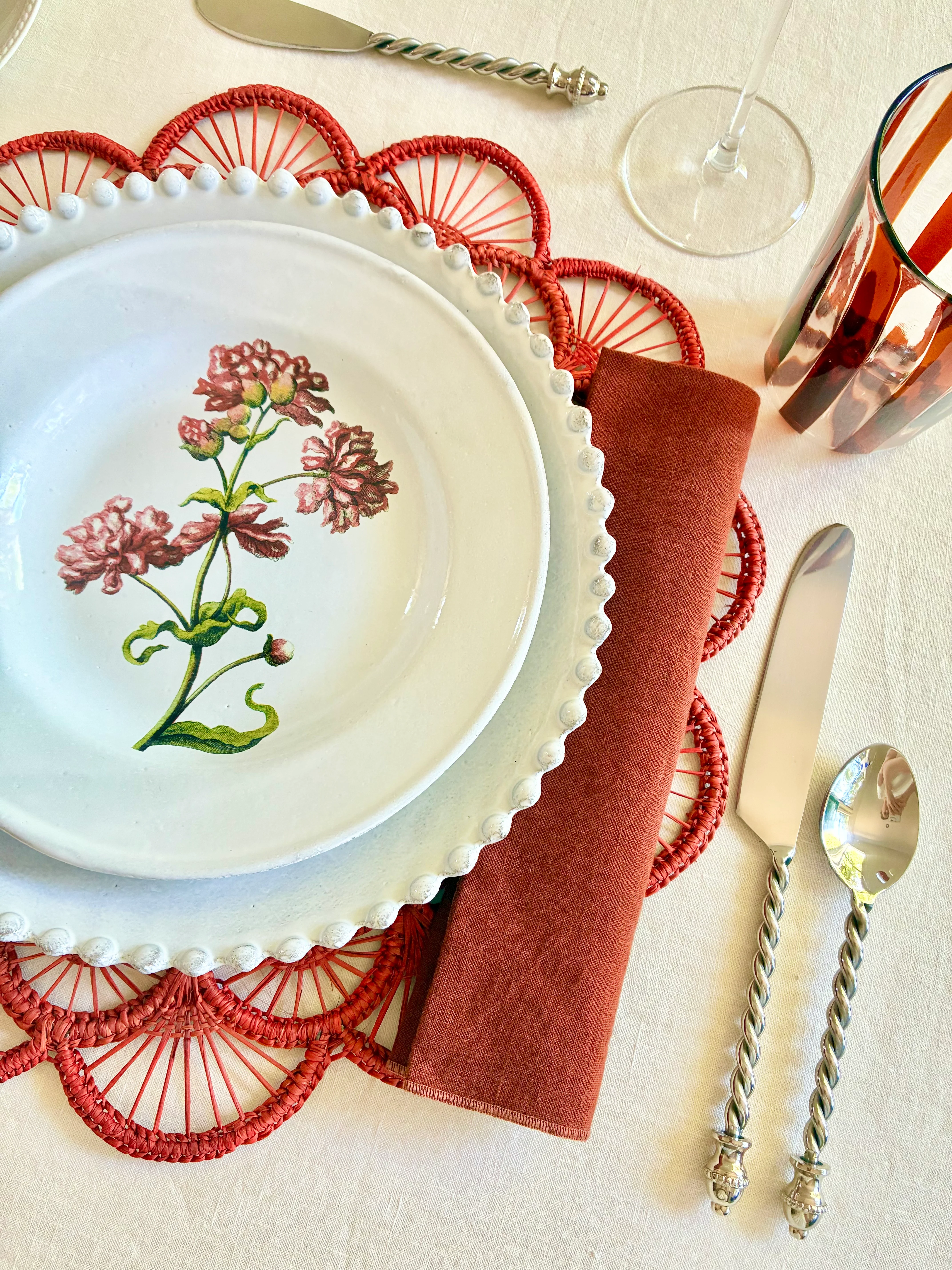 Ojal Placemat - Terracotta S/4 - Image 3
