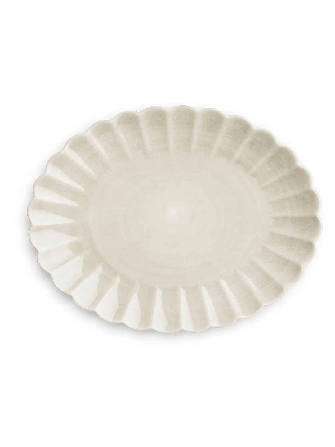Oyster Oval Platter - Sand - Image 3