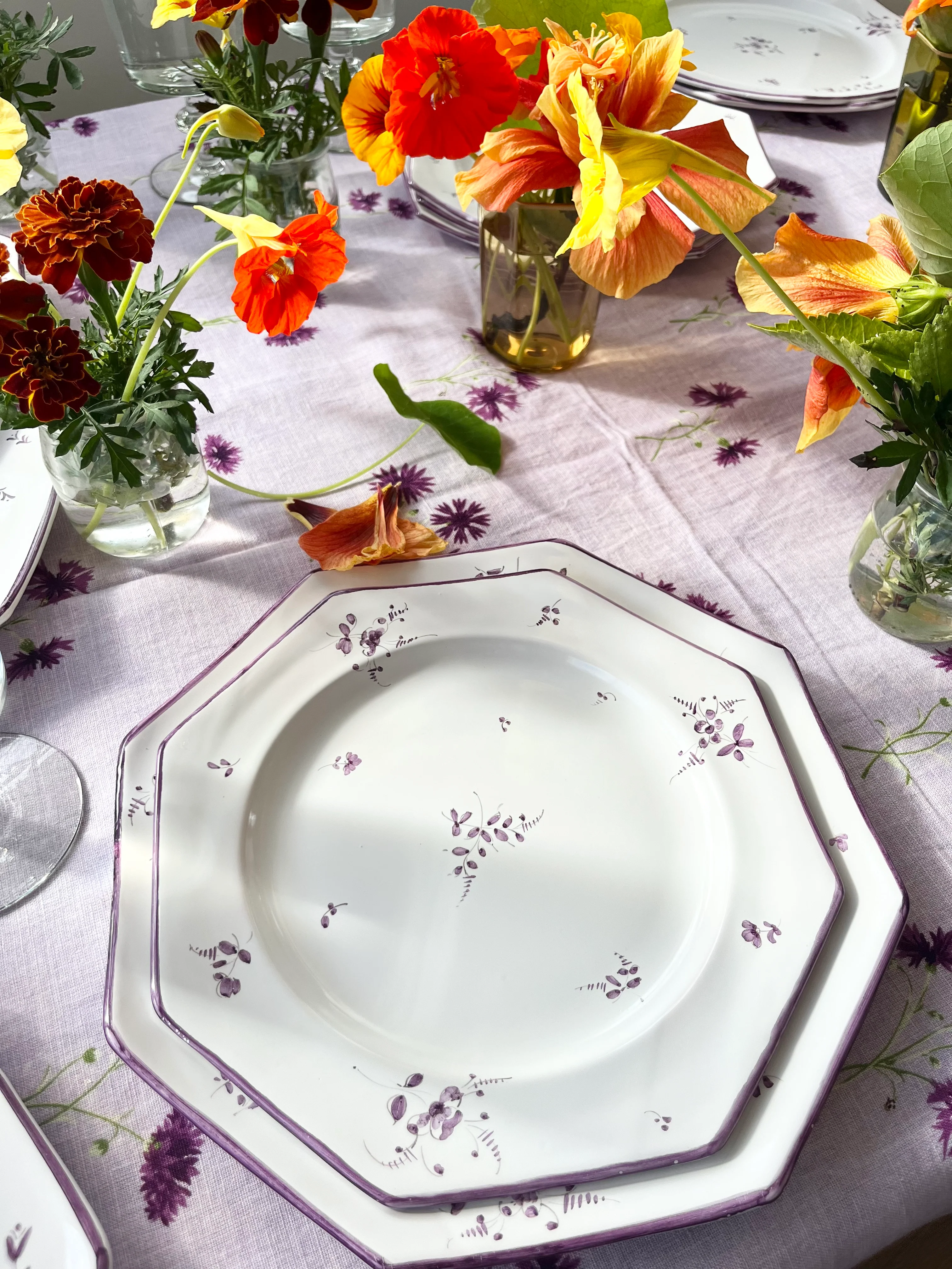 PRE-ORDER - Sainte Marie Dinnerware - Tulips - Lilac - Image 6