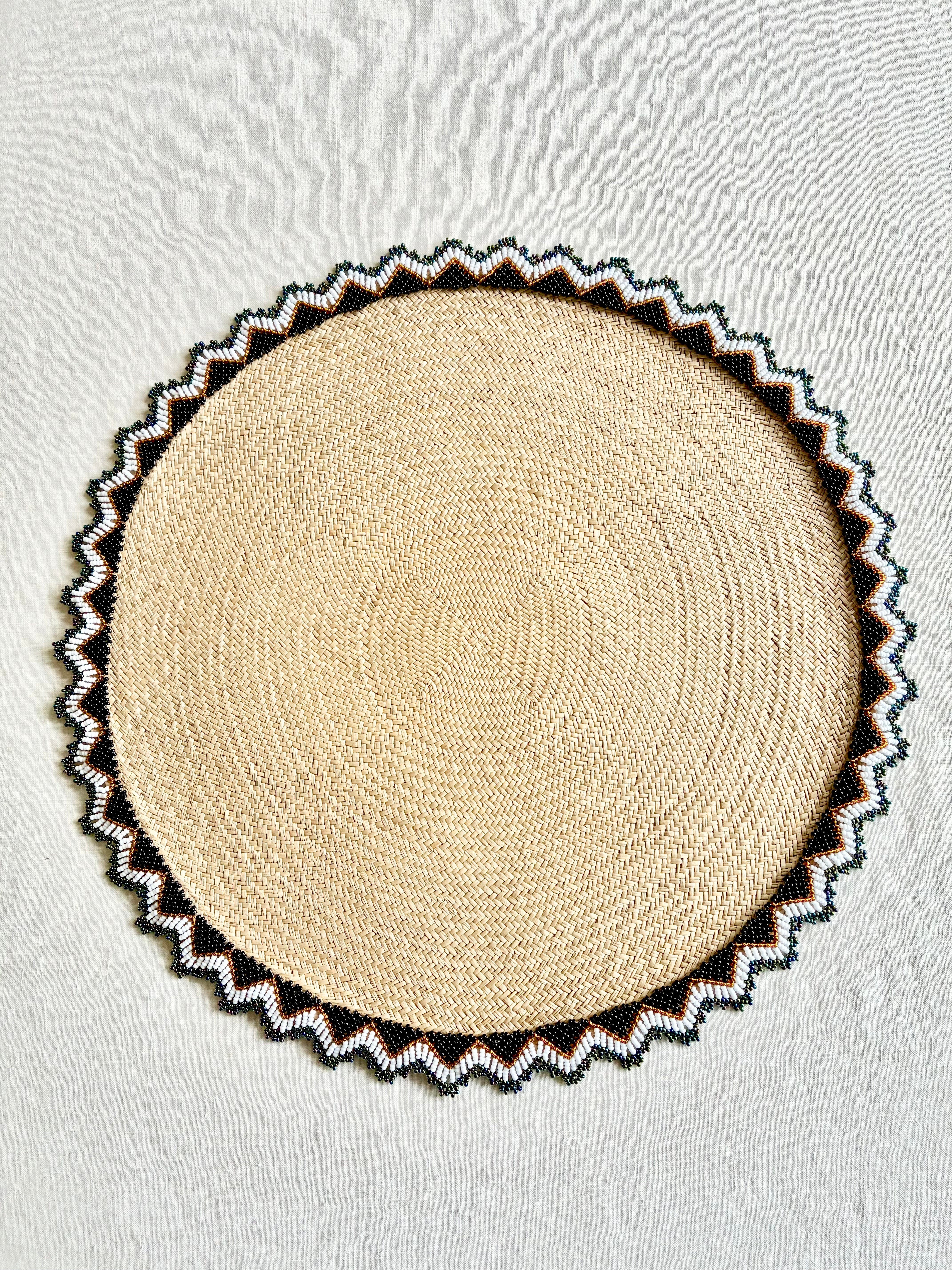 Zinnia Placemat -Khaki S/4