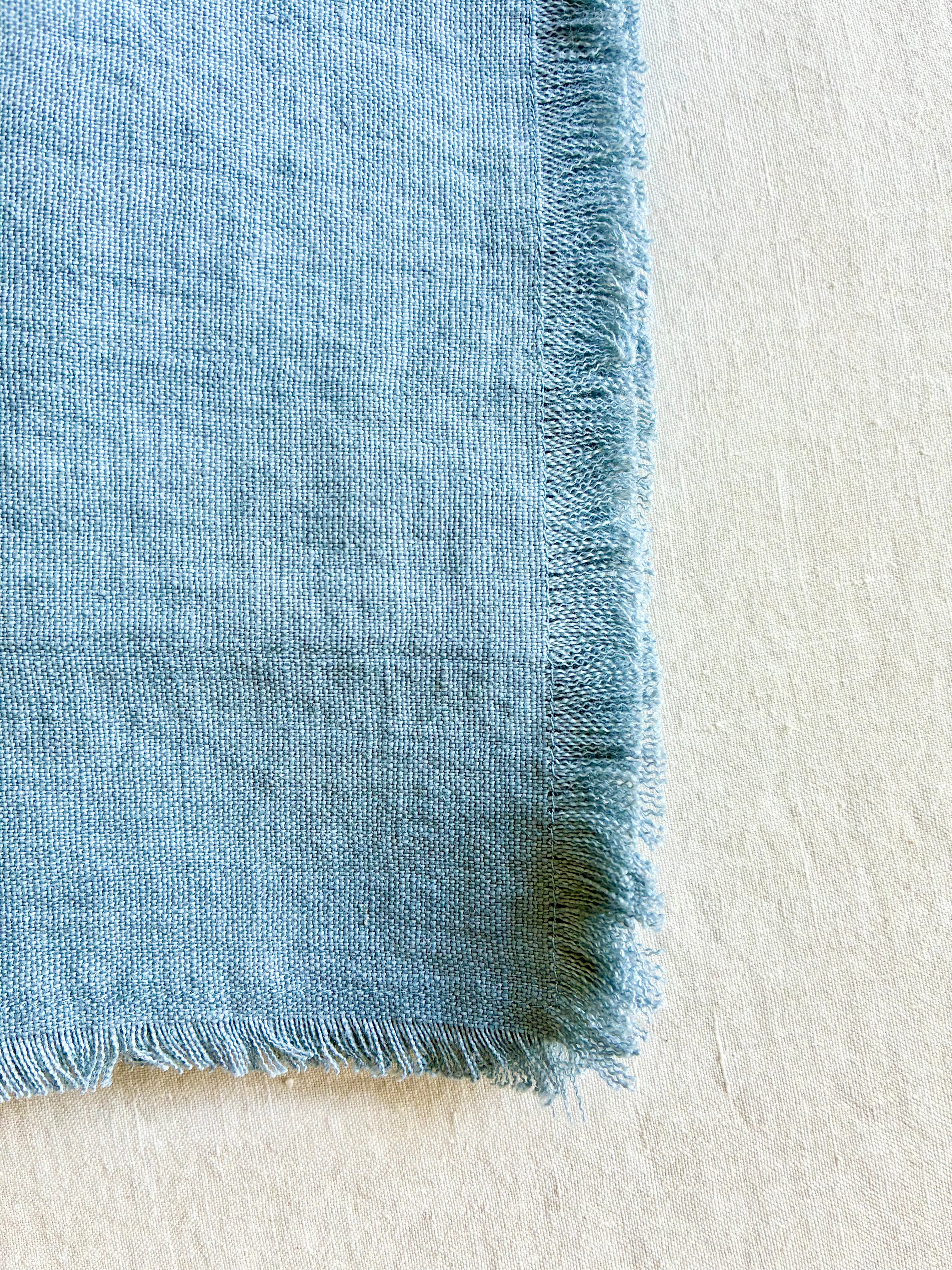 Raw Edge Delphinium Napkins- S/4 - Image 2
