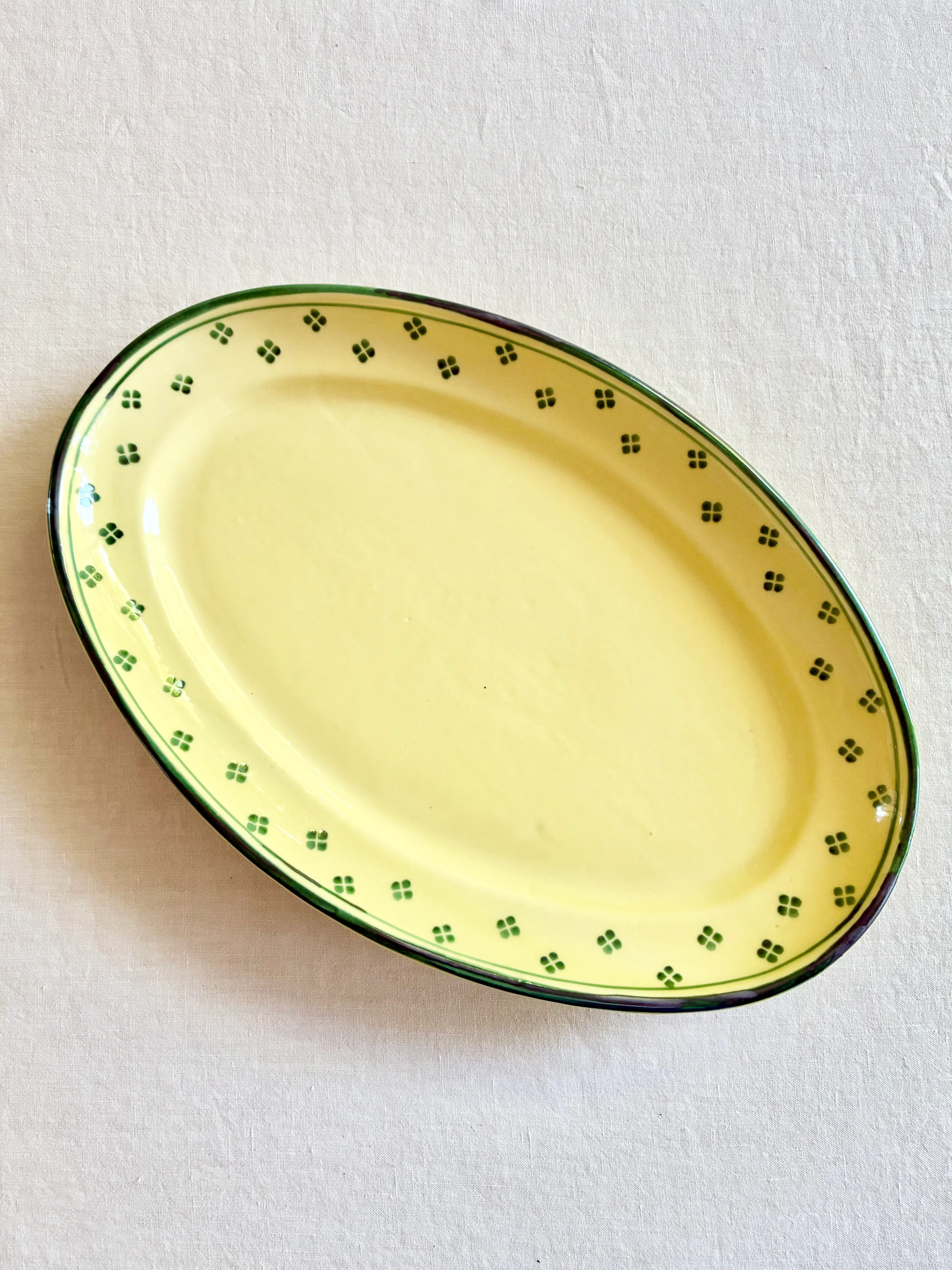Rigo E Stella Oval Platters - Peridot - 2 Sizes