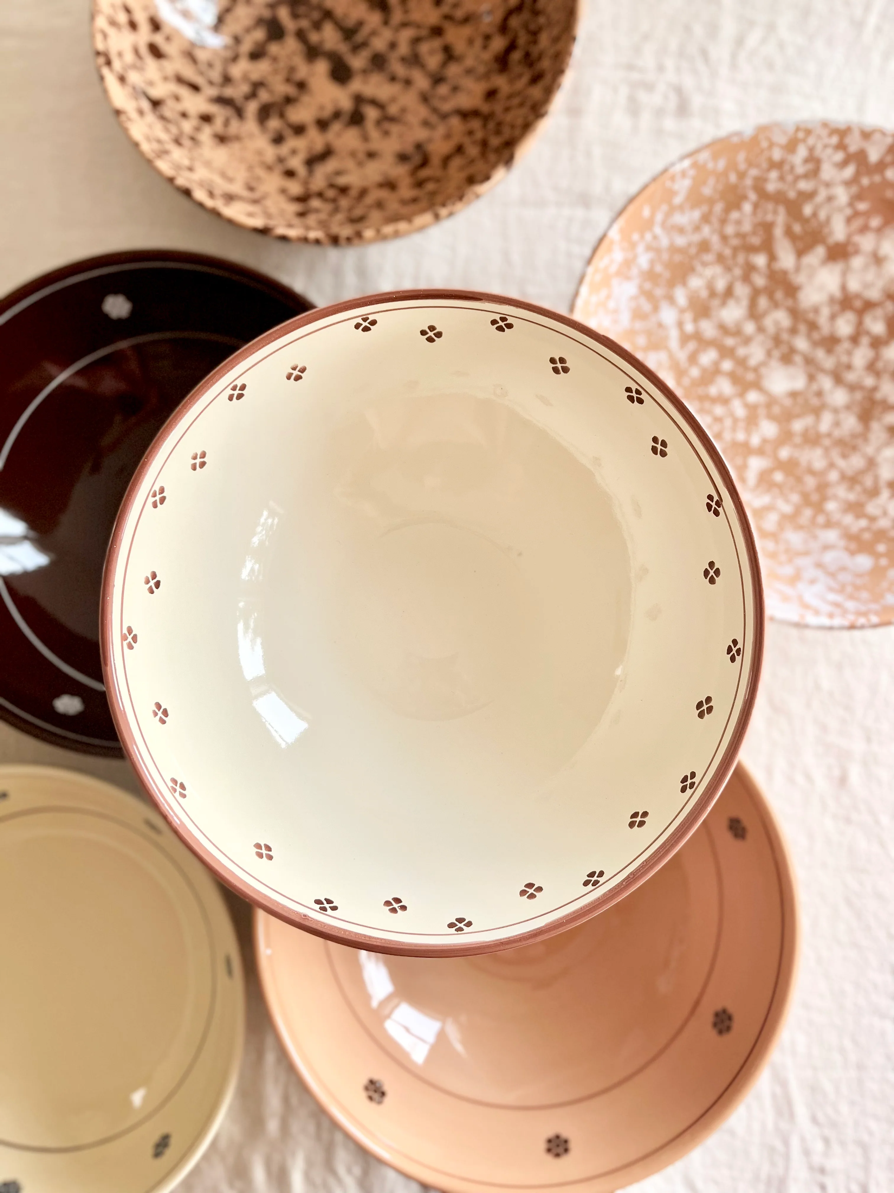 Rigo e Stella Serving Bowl - Crema 13" - Image 3
