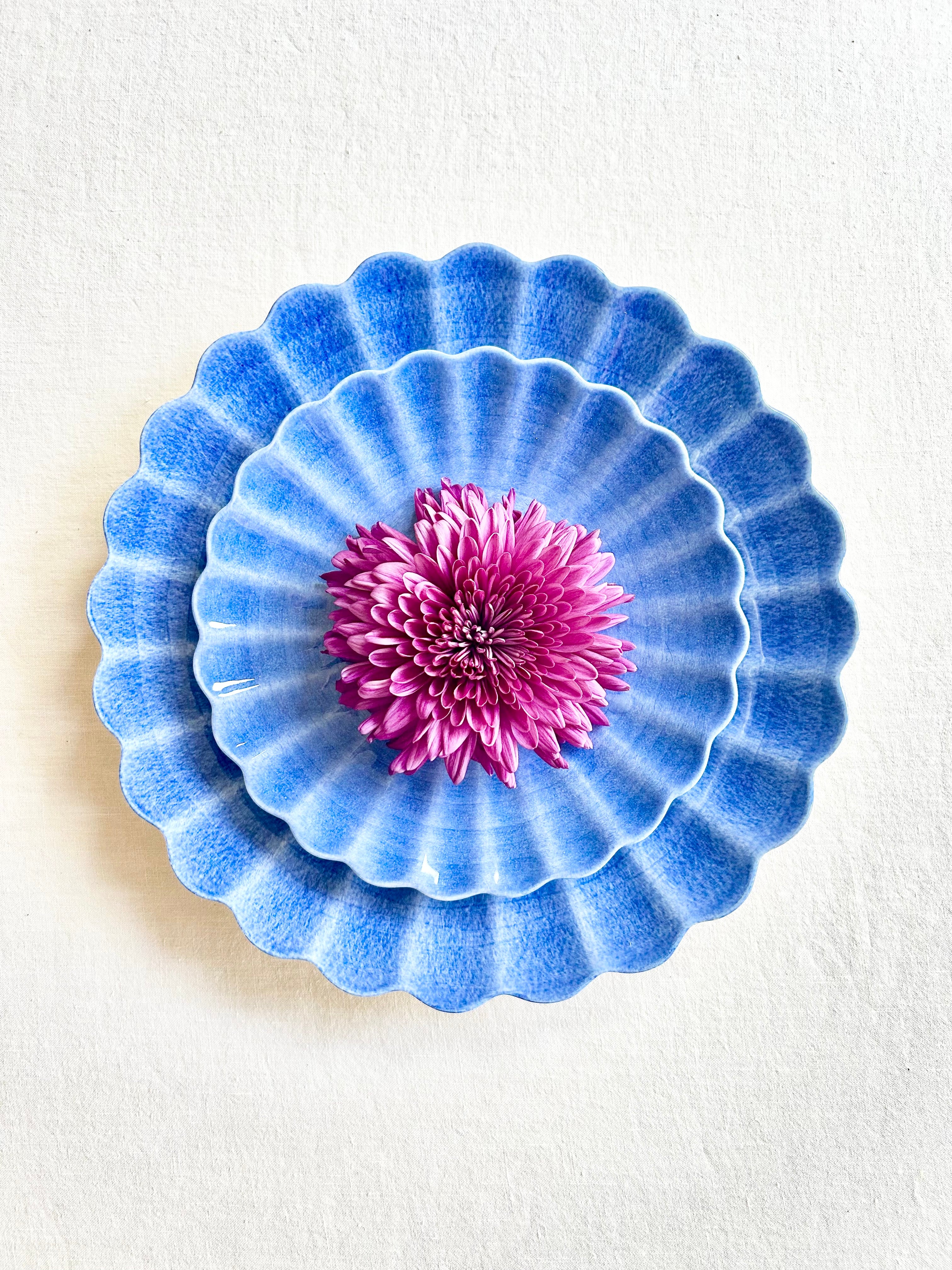 Oyster Dinnerware - Indigo - S/4 - Image 3