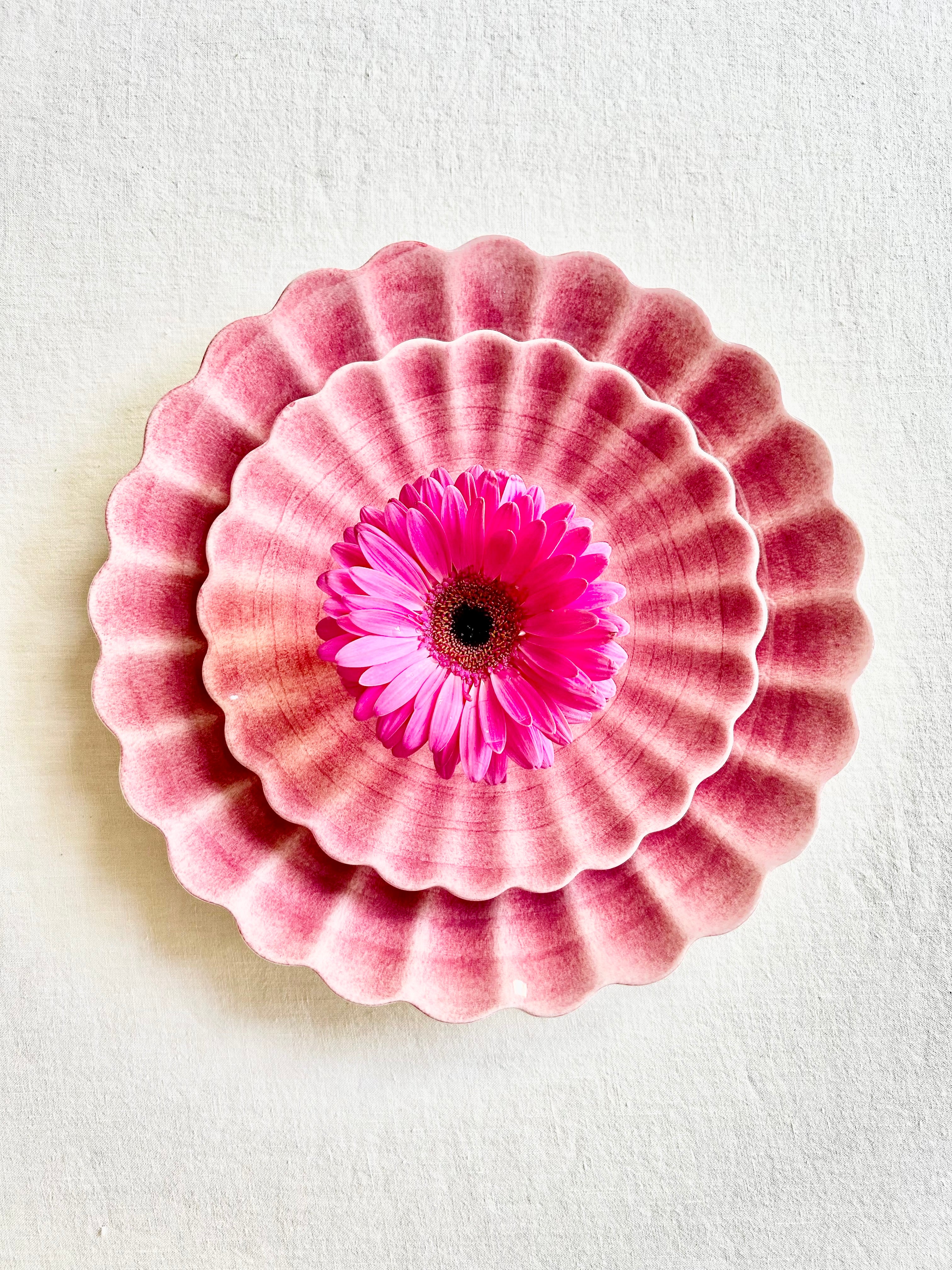 Oyster Dinnerware - Raspberry - S/4 - Image 3