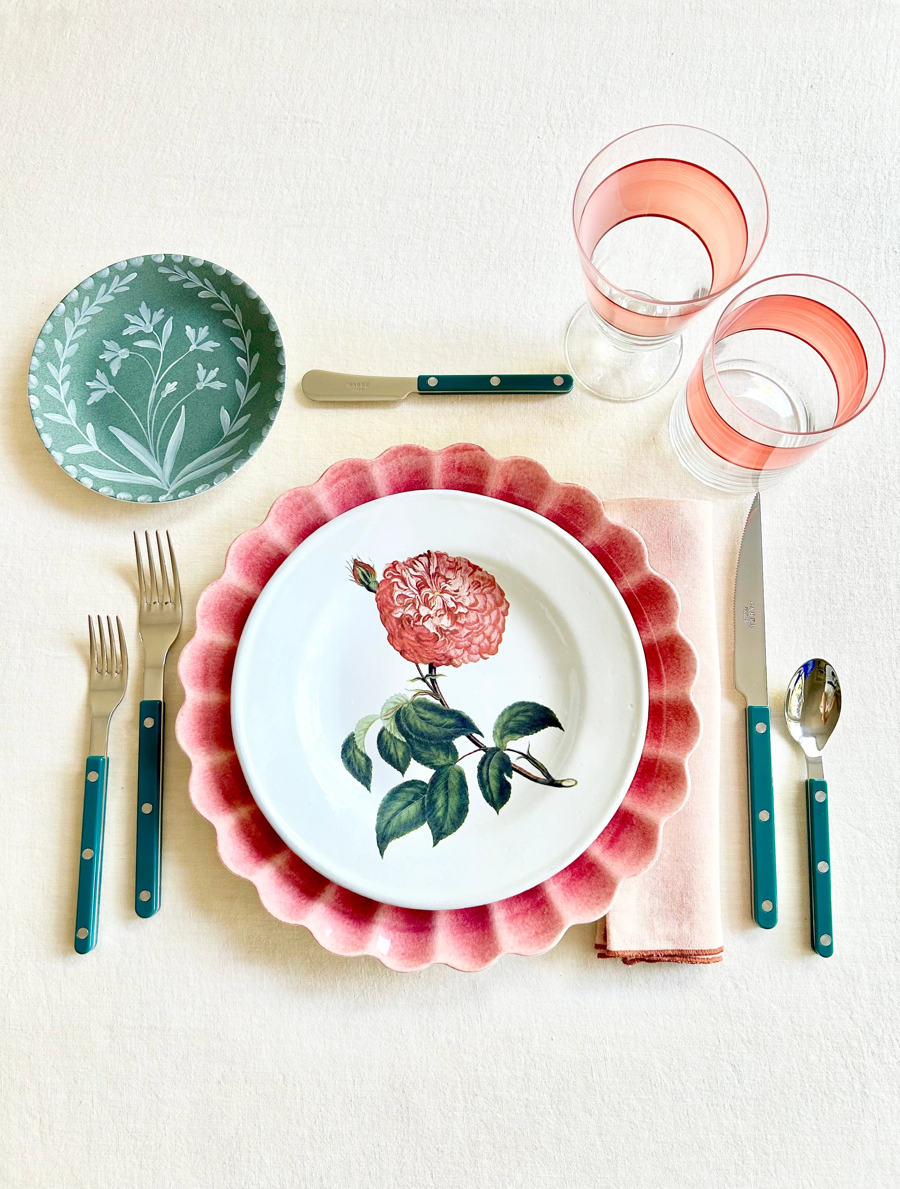 Oyster Dinnerware - Raspberry - S/4 - Image 5